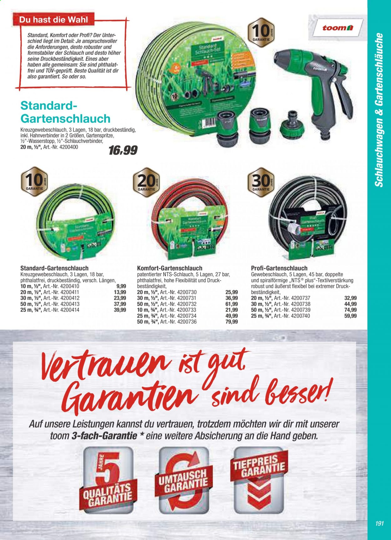 toom Baumarkt Prospekte . Seite 191