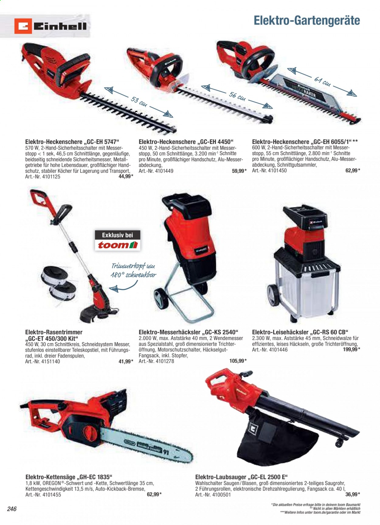 toom Baumarkt Prospekte . Seite 246