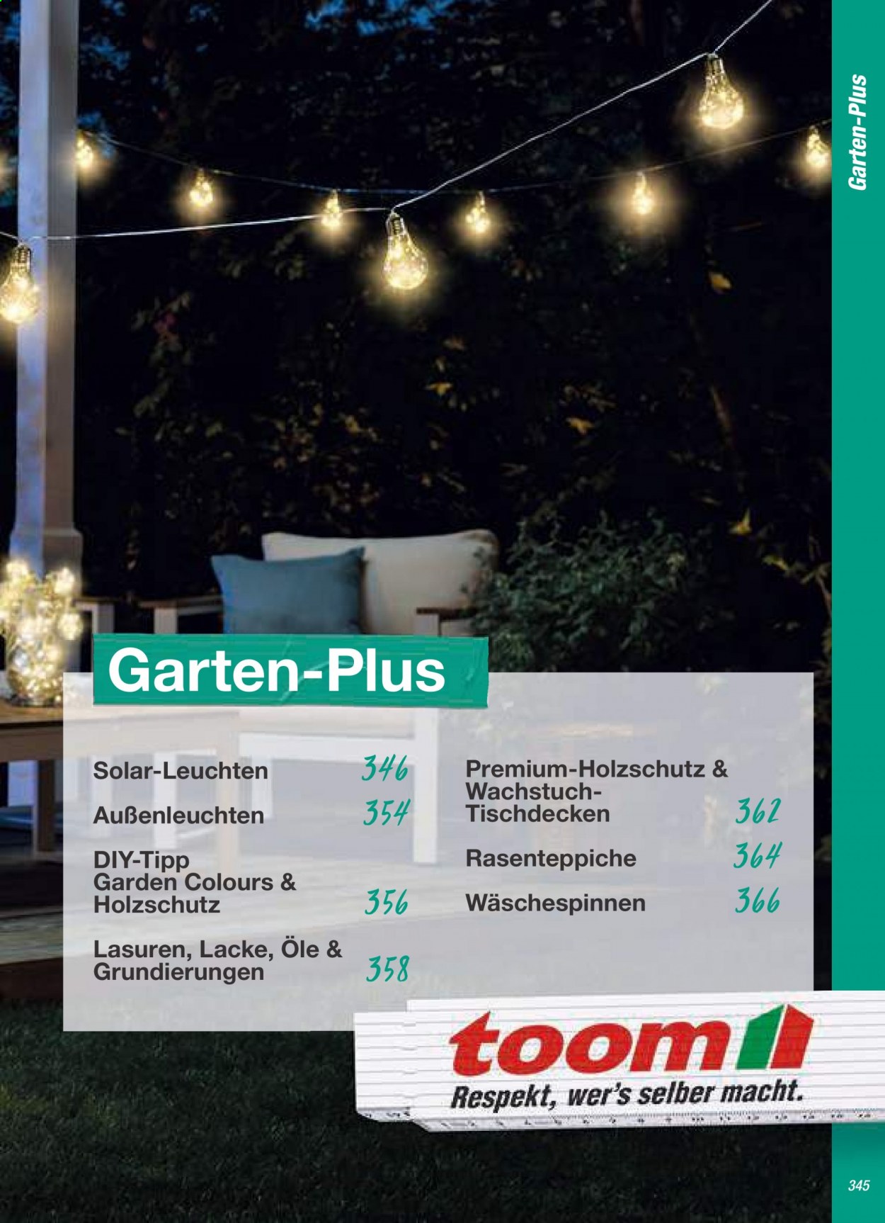 toom Baumarkt Prospekte . Seite 345