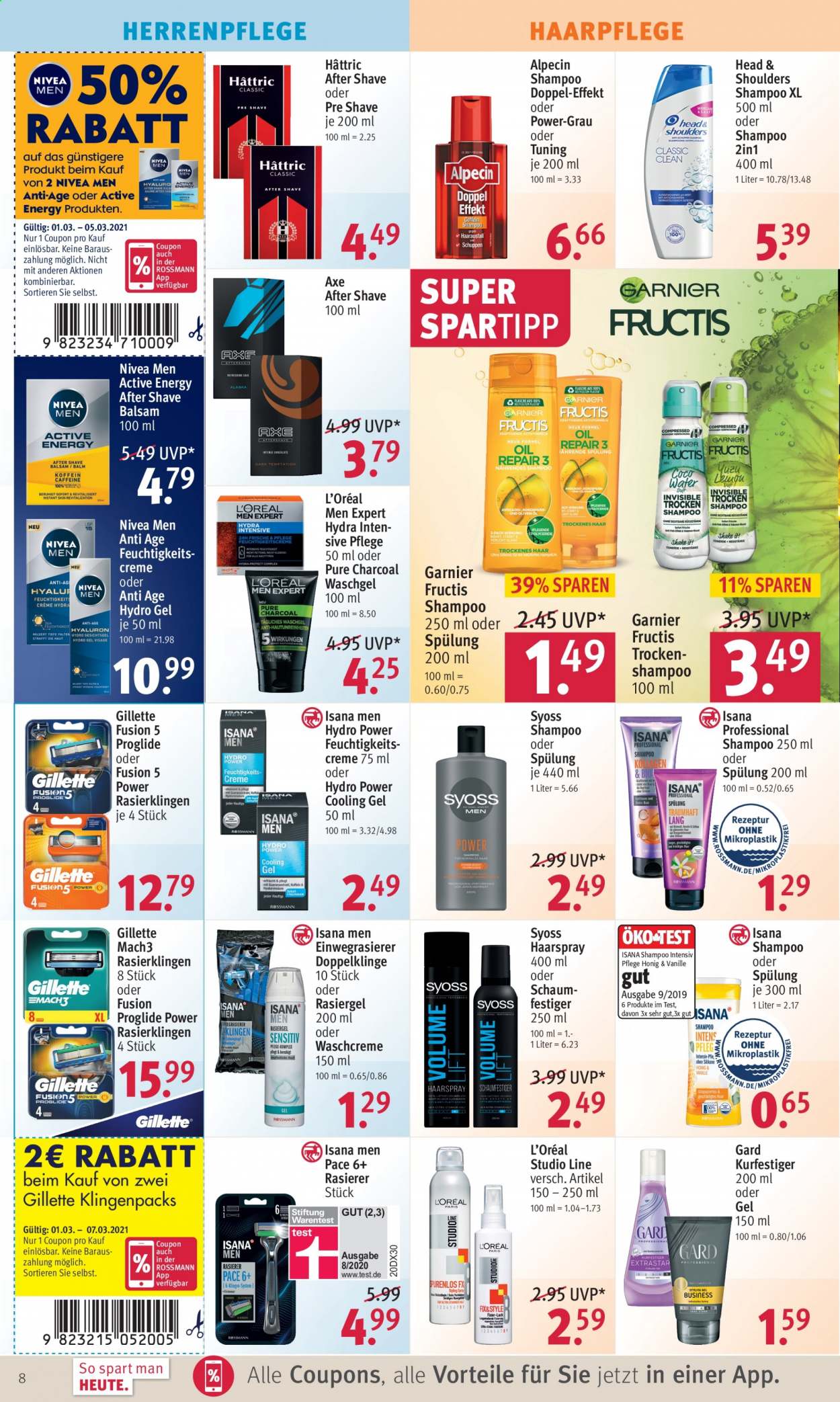 Rossmann Prospekte  - 1.03.2021 - 5.03.2021. Seite 8