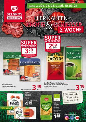 Prospekte Selgros - 4.3.2021 - 10.3.2021.