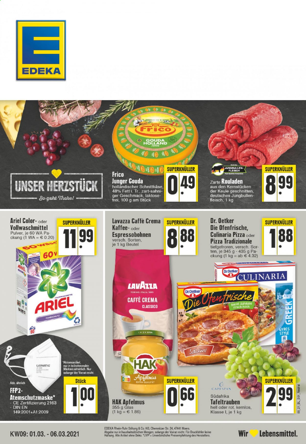 Edeka Prospekte  - 1.03.2021 - 6.03.2021. Seite 1