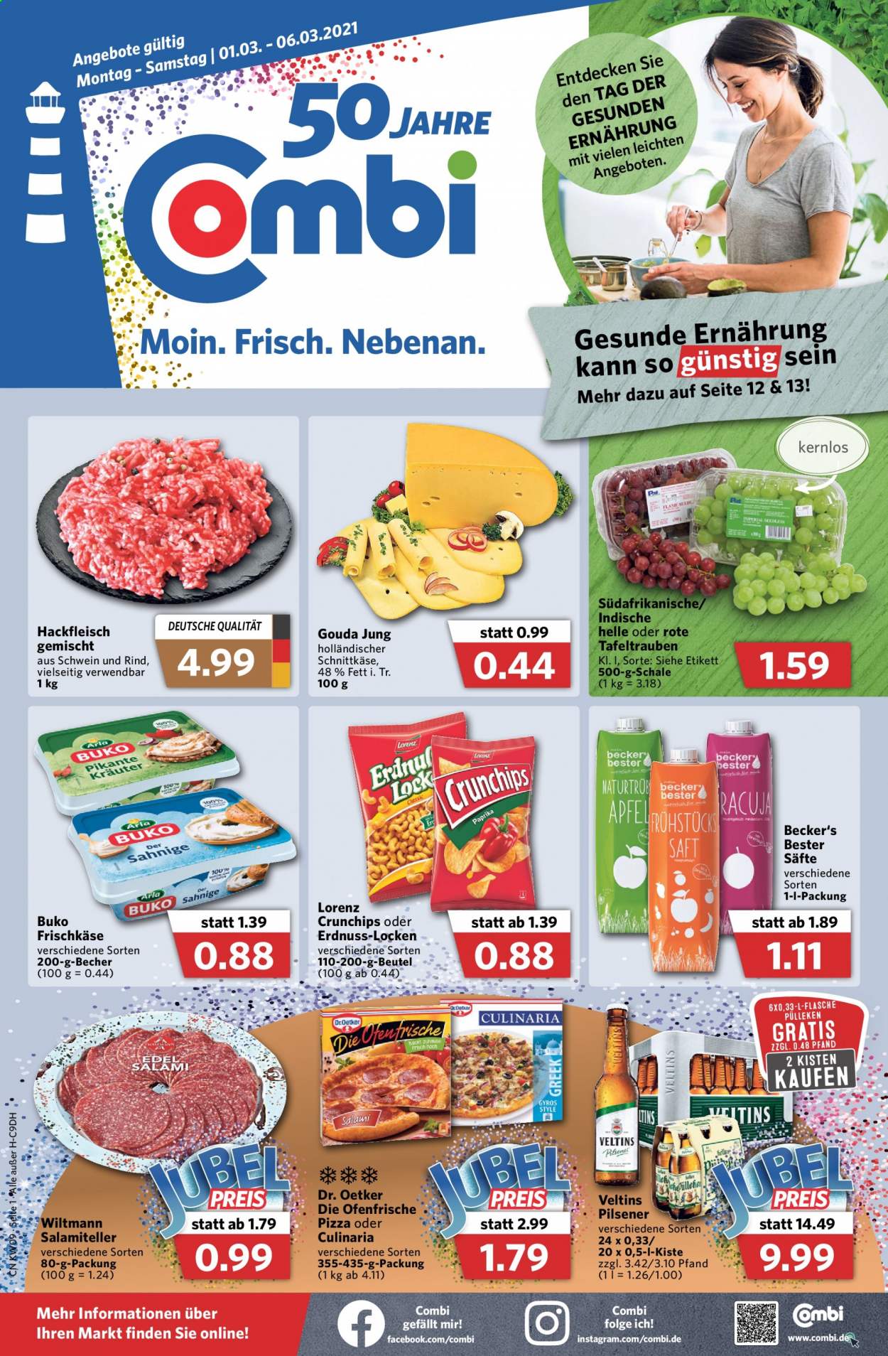 Combi Prospekte  - 1.03.2021 - 6.03.2021. Seite 1