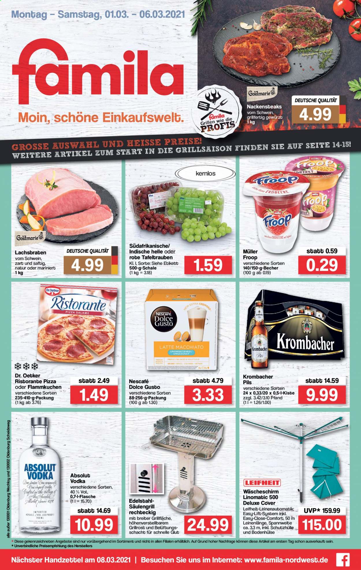 famila Prospekte  - 1.03.2021 - 6.03.2021. Seite 1