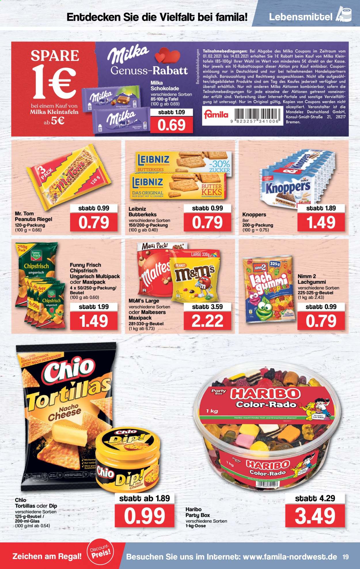 famila Prospekte  - 1.03.2021 - 6.03.2021. Seite 19