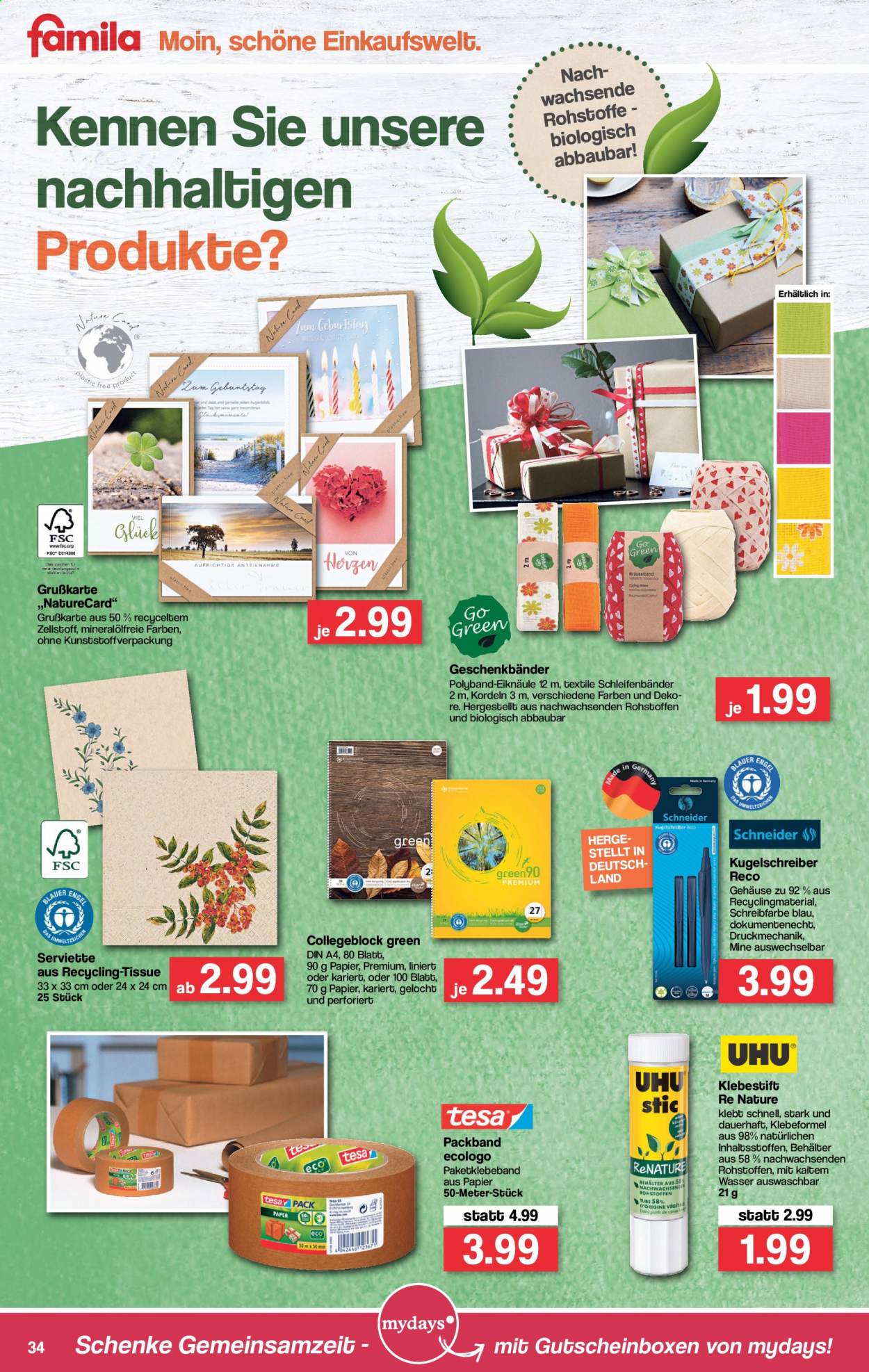 famila Prospekte  - 1.03.2021 - 6.03.2021. Seite 34