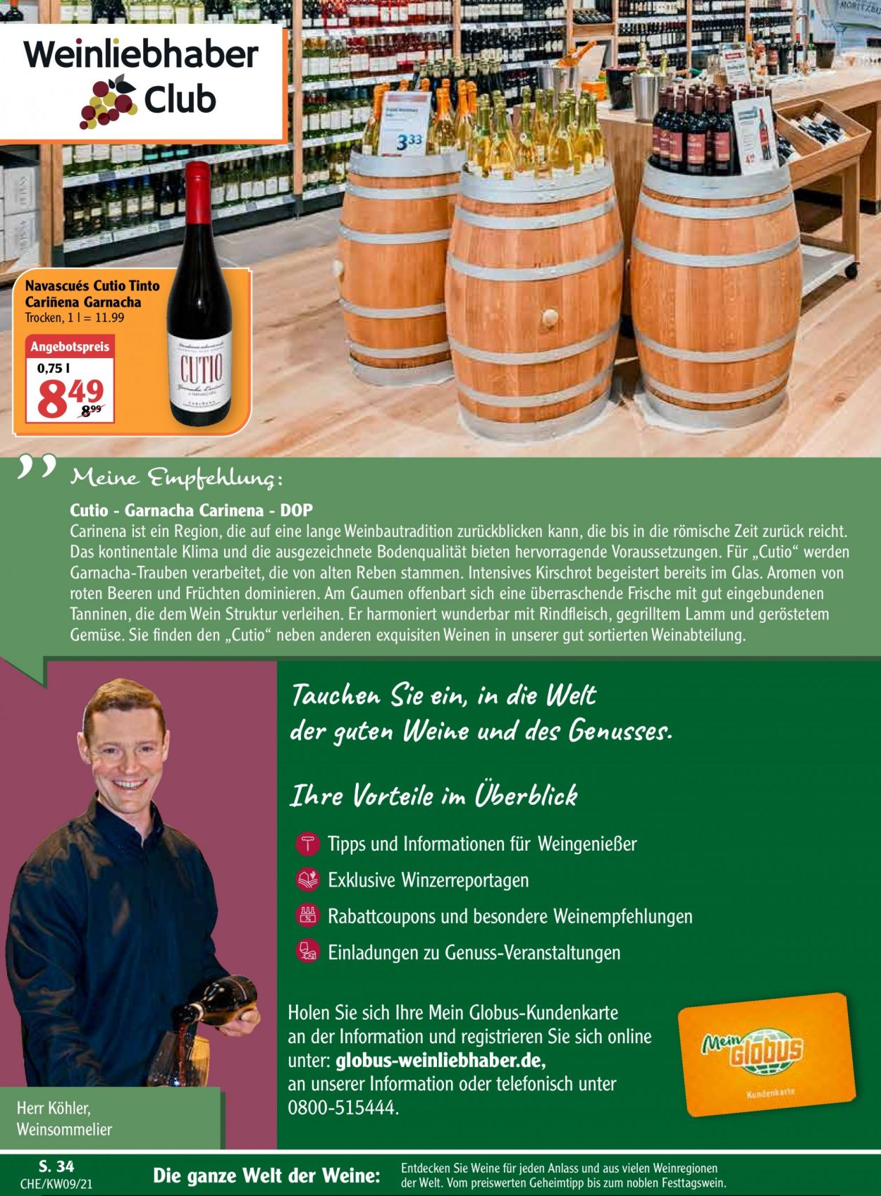 Globus Prospekte  - 1.03.2021 - 6.03.2021. Seite 34