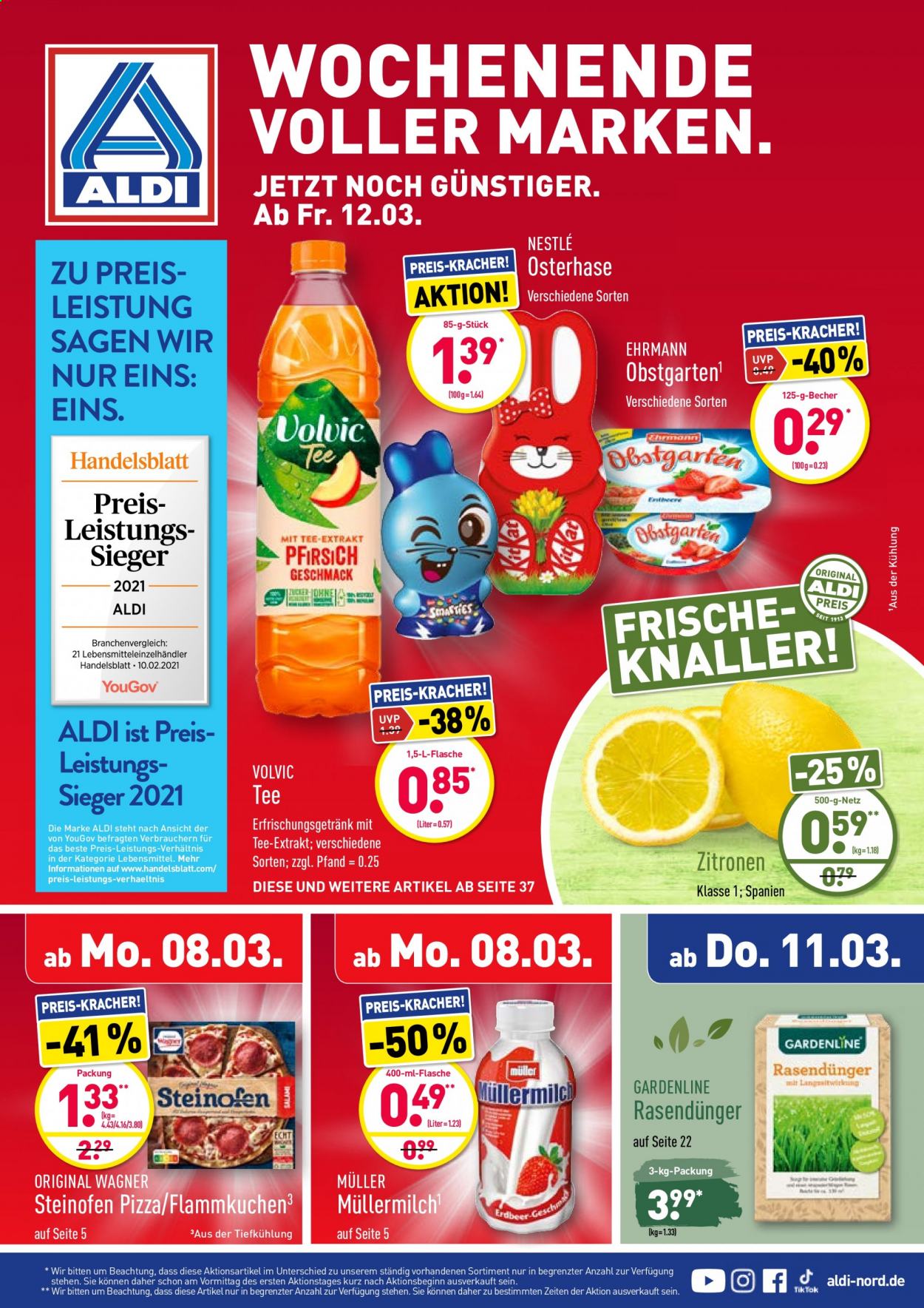ALDI Nord Prospekte  - 8.03.2021 - 13.03.2021. Seite 1