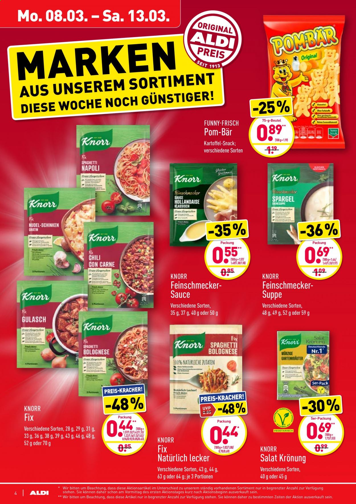 ALDI Nord Prospekte  - 8.03.2021 - 13.03.2021. Seite 4