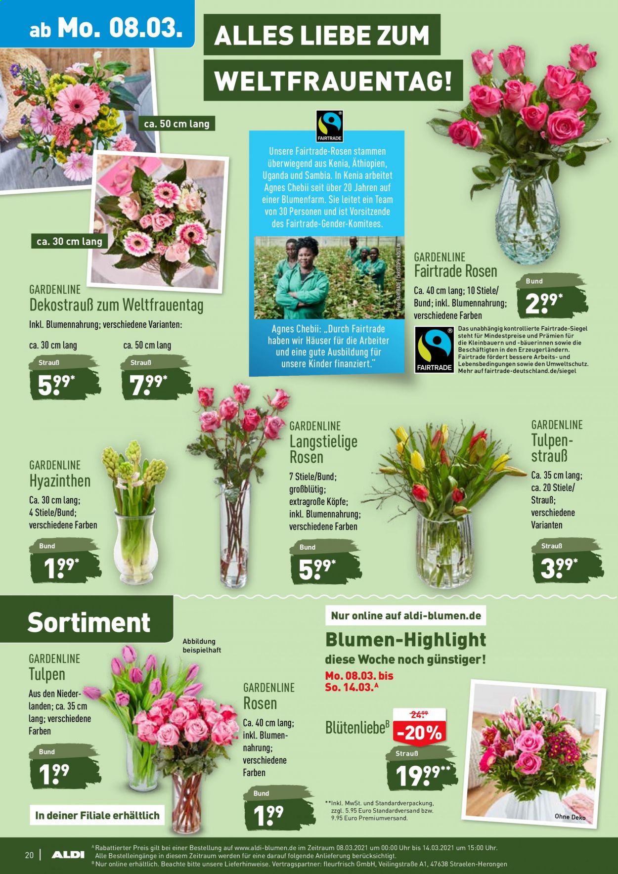 ALDI Nord Prospekte  - 8.03.2021 - 13.03.2021. Seite 20