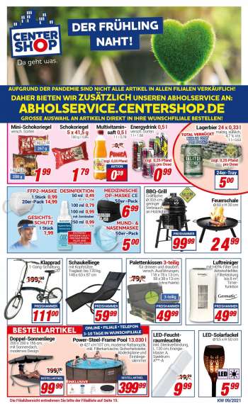 Prospekte CENTERSHOP - 1.3.2021 - 6.3.2021.