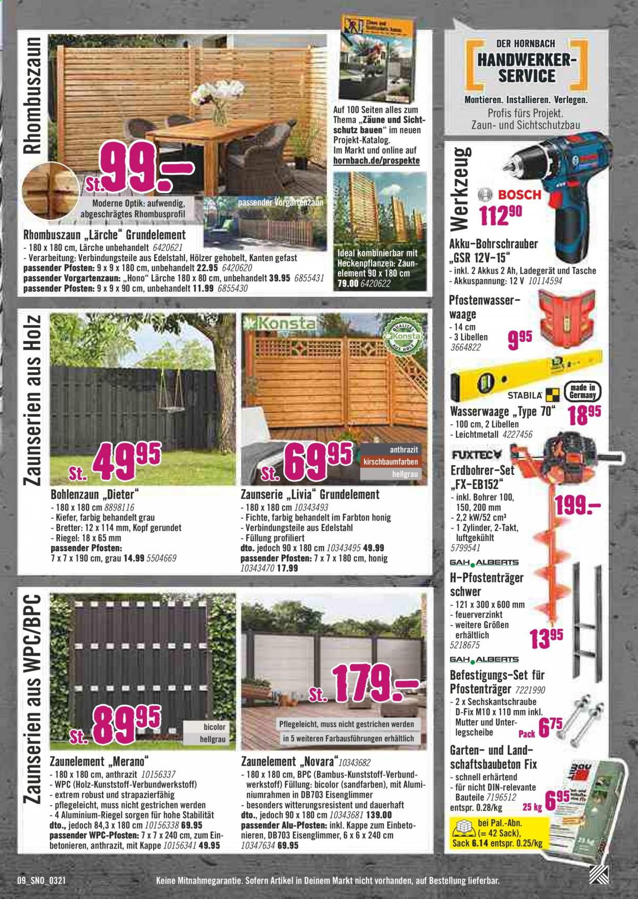 Hornbach Prospekte  - 28.02.2021 - 29.03.2021. Seite 9