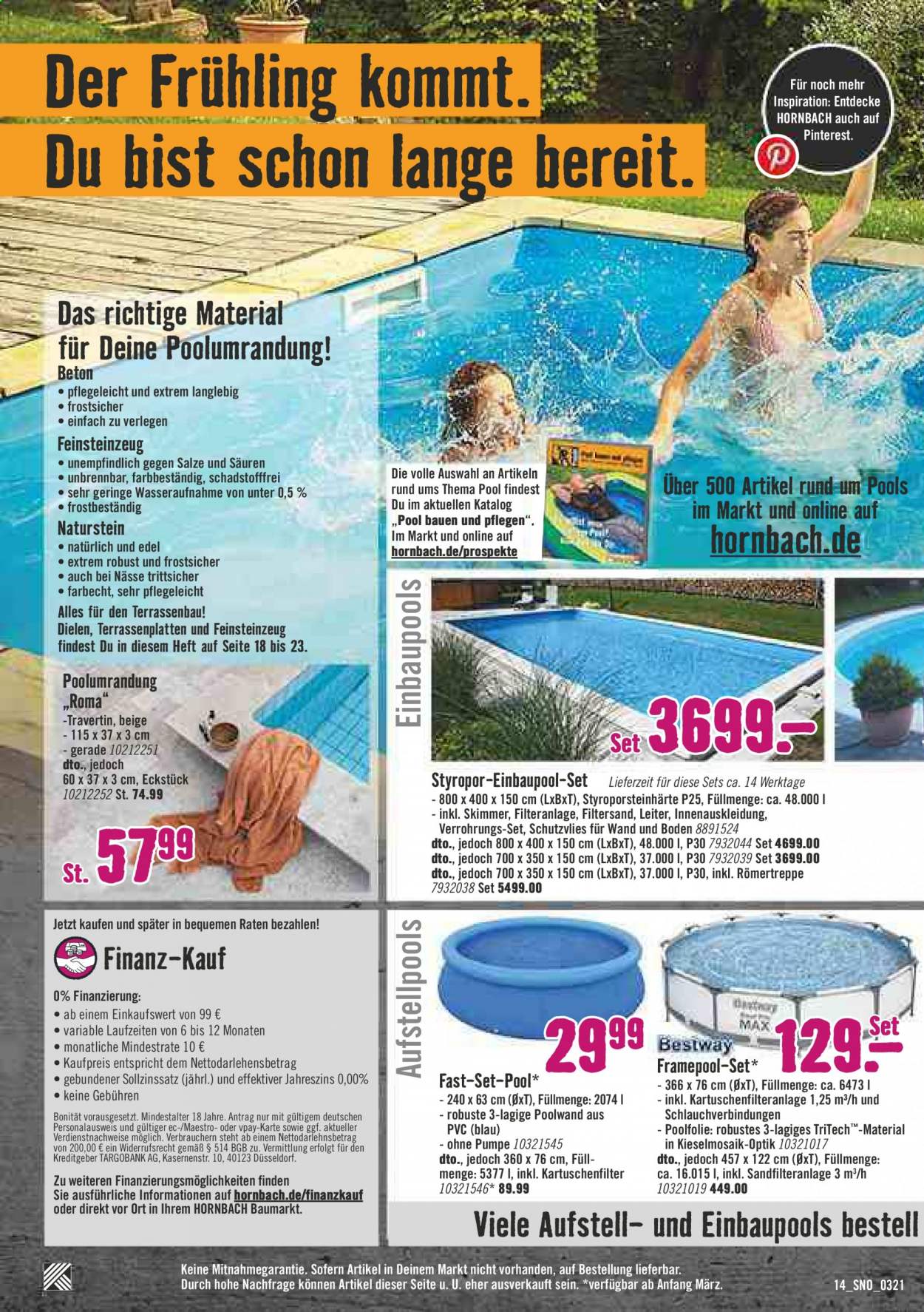 Hornbach Prospekte  - 28.02.2021 - 29.03.2021. Seite 14