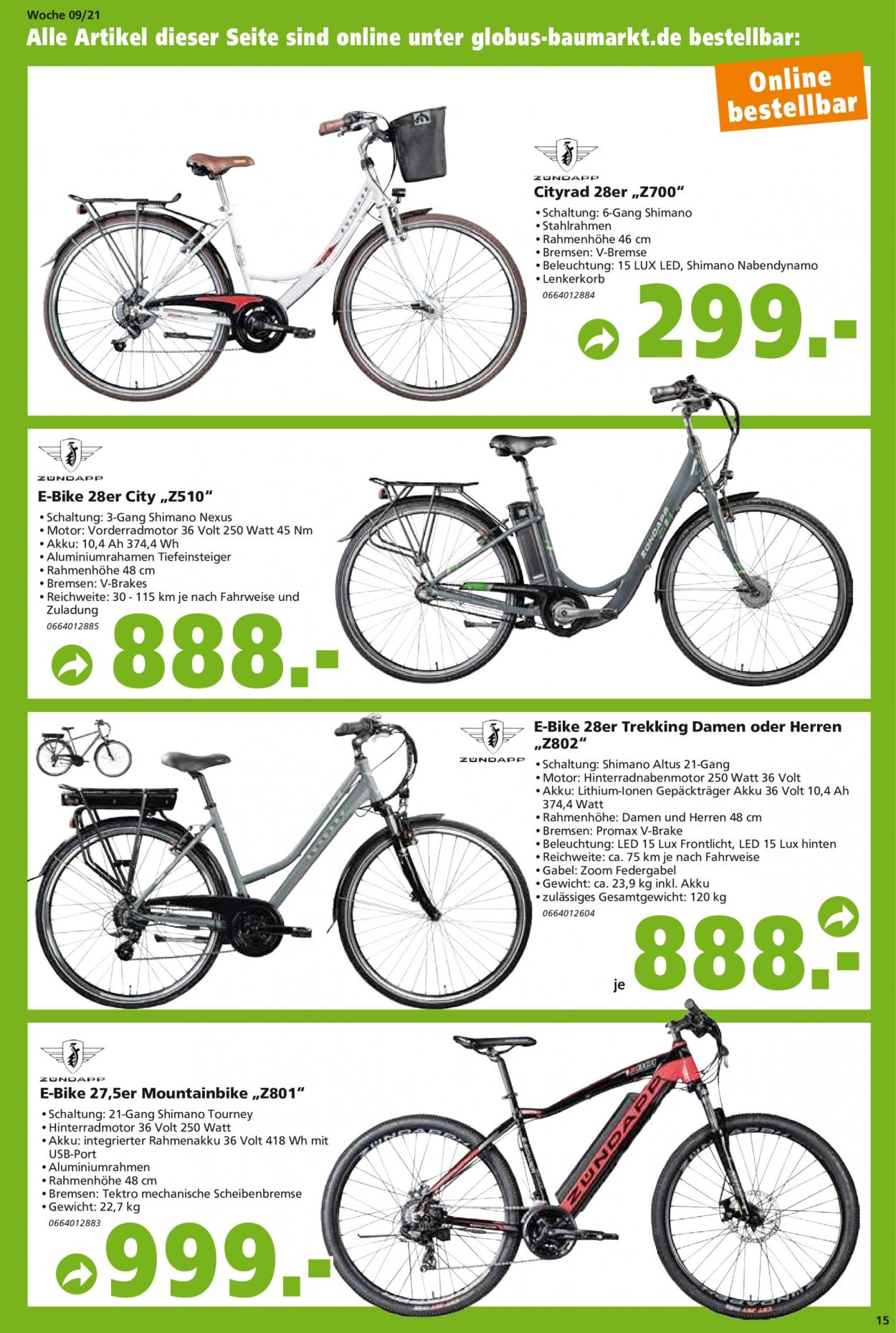 Globus Baumarkt Prospekte  - 1.03.2021 - 6.03.2021. Seite 17