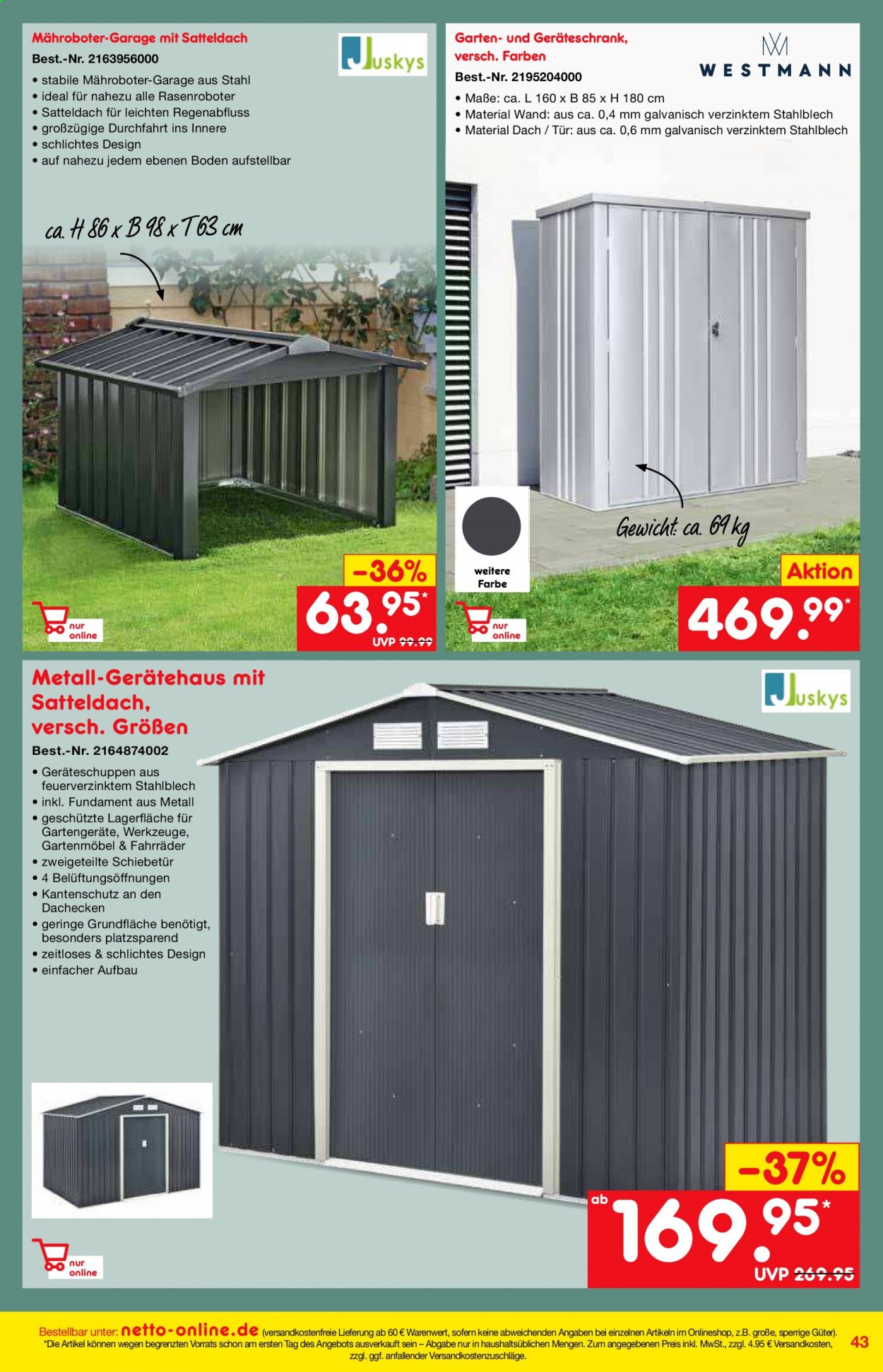 Netto Marken-Discount Prospekte  - 1.03.2021 - 31.03.2021. Seite 43