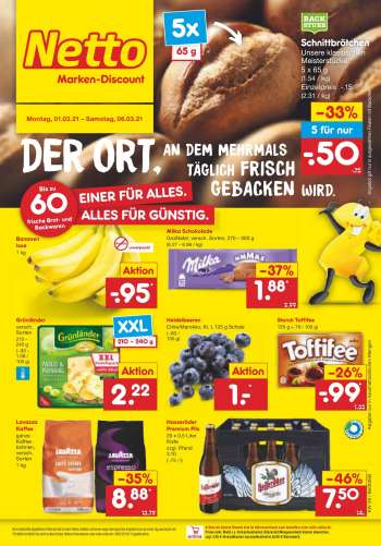Prospekte Netto Marken-Discount - 1.3.2021 - 6.3.2021.