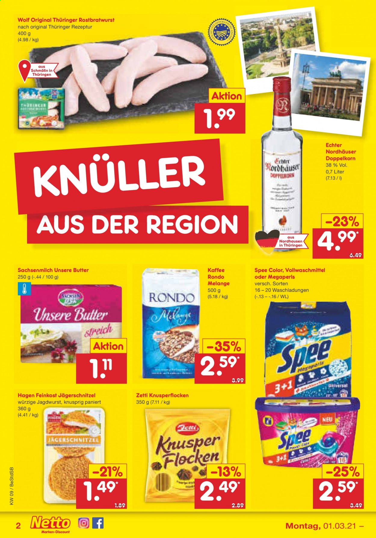 Netto Marken-Discount Prospekte  - 1.03.2021 - 6.03.2021. Seite 2