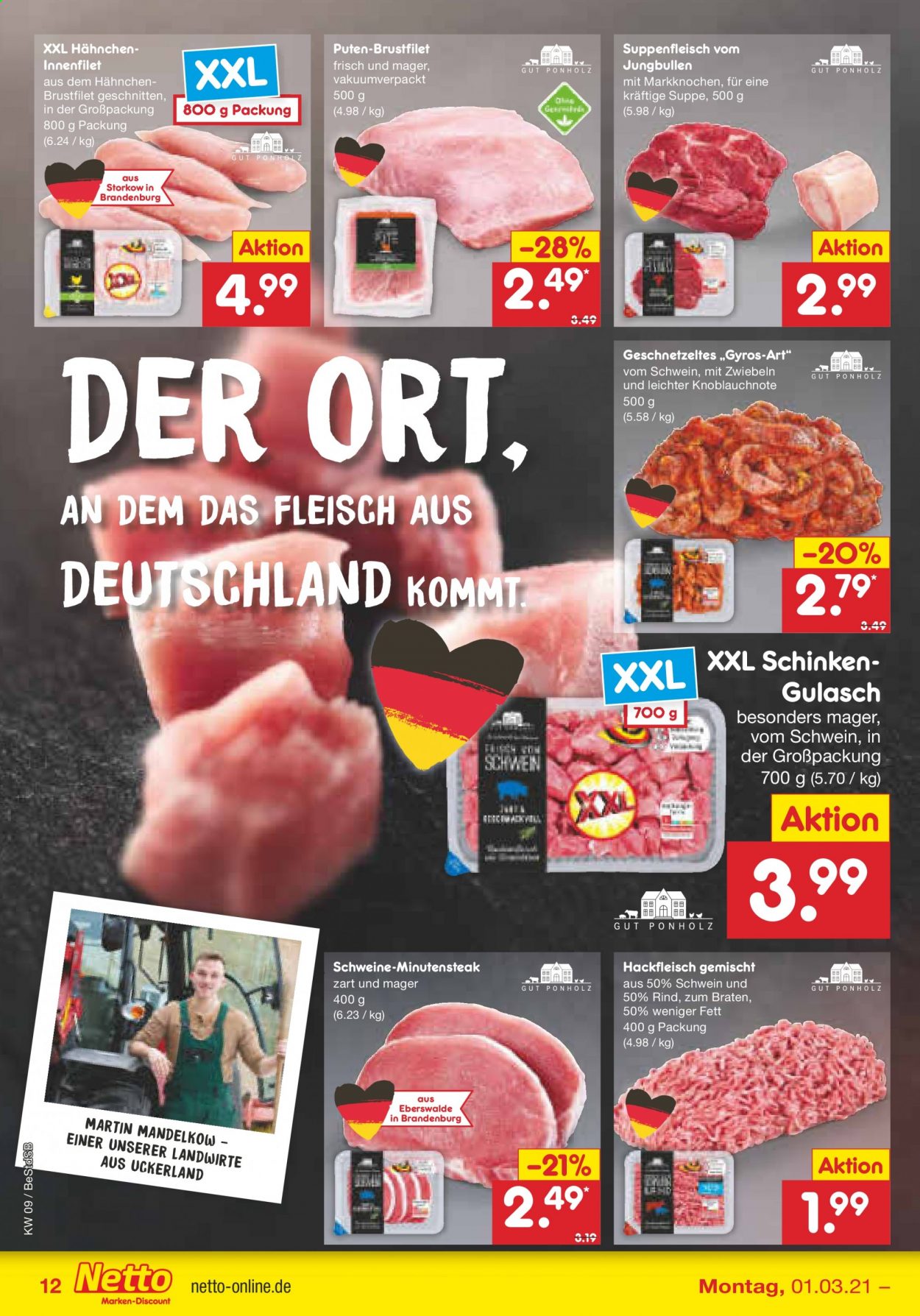 Netto Marken-Discount Prospekte  - 1.03.2021 - 6.03.2021. Seite 12