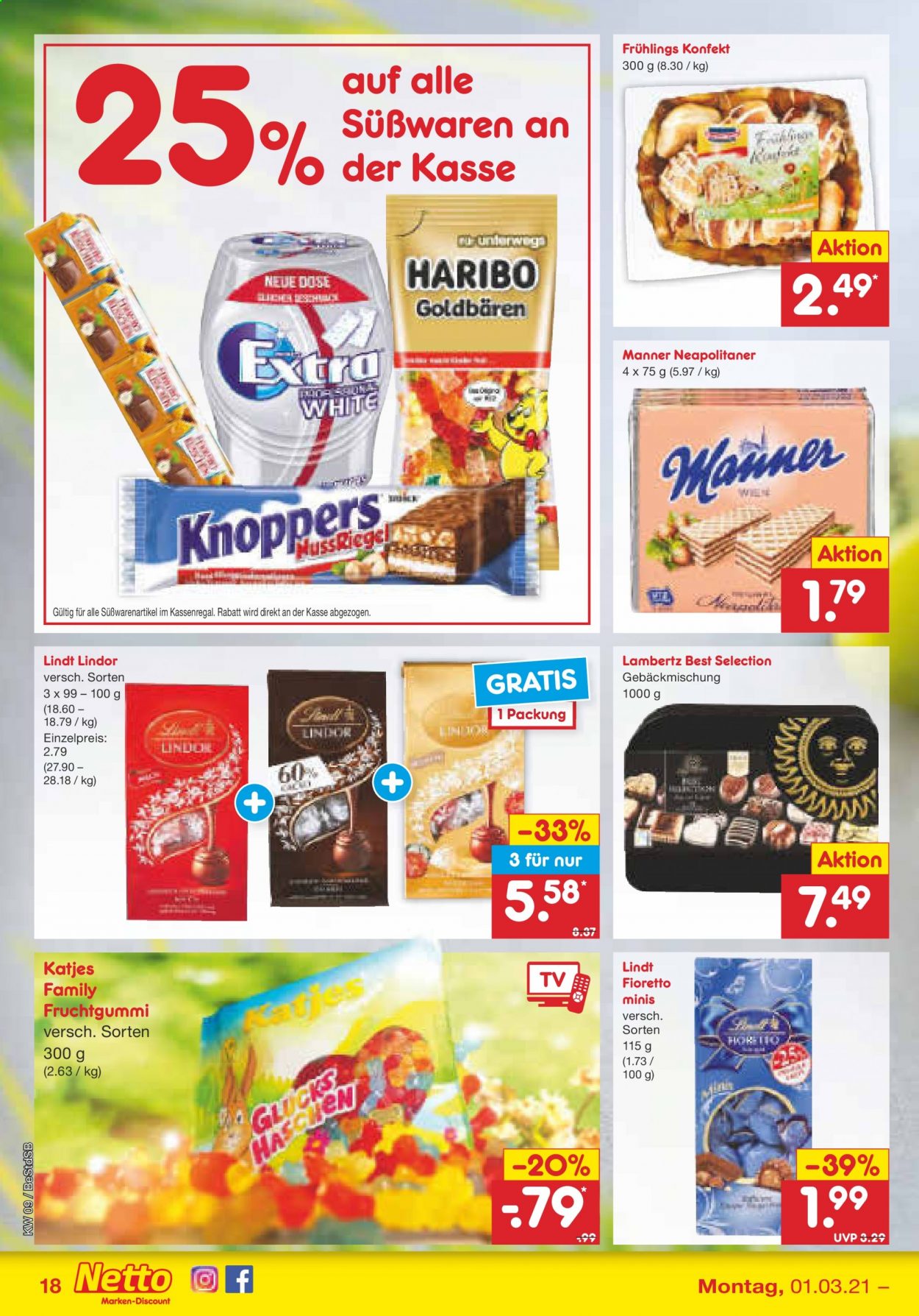Netto Marken-Discount Prospekte  - 1.03.2021 - 6.03.2021. Seite 18