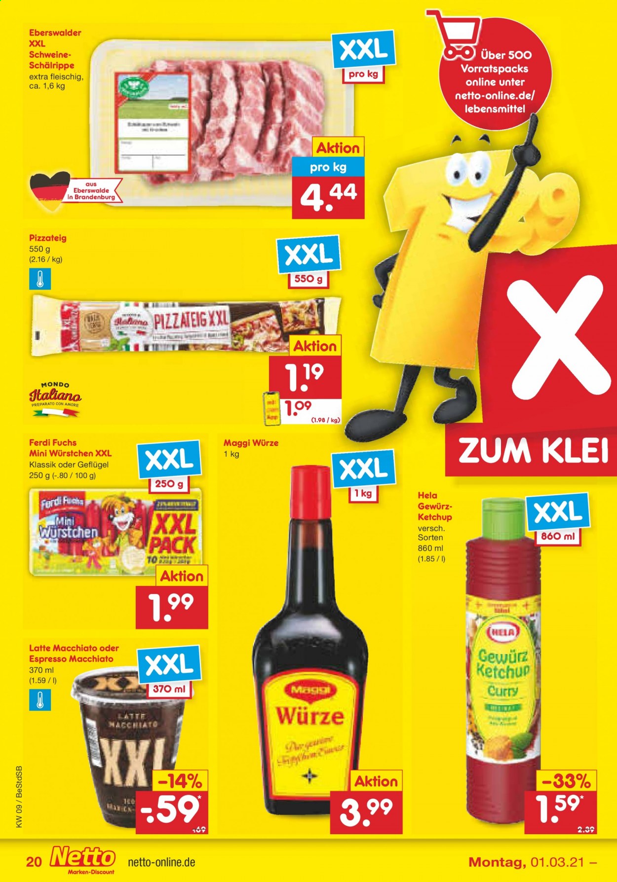 Netto Marken-Discount Prospekte  - 1.03.2021 - 6.03.2021. Seite 20
