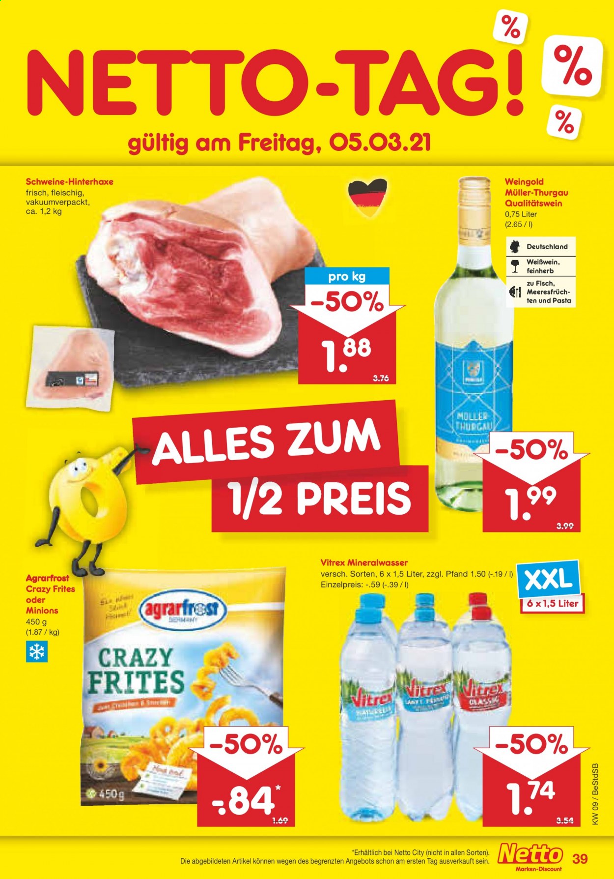 Netto Marken-Discount Prospekte  - 1.03.2021 - 6.03.2021. Seite 39