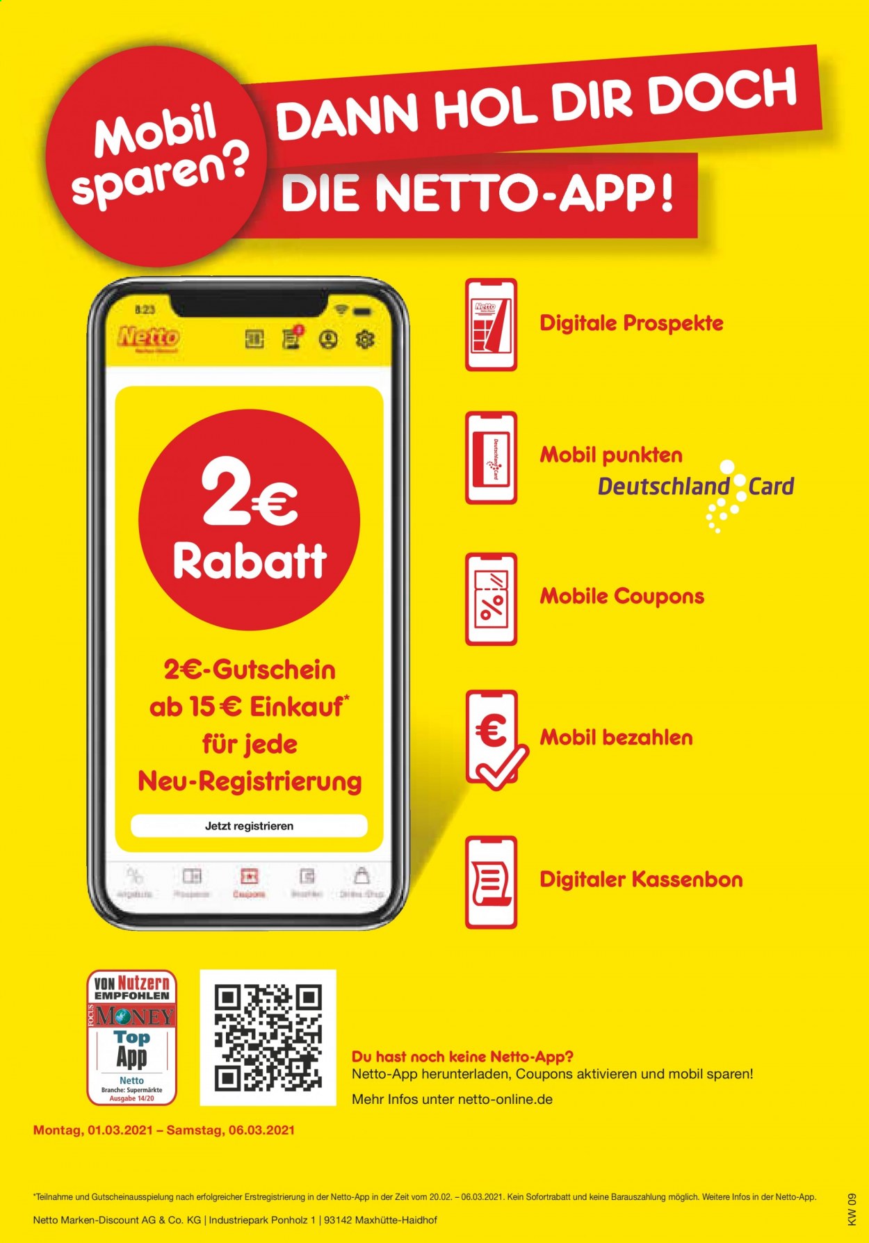Netto Marken-Discount Prospekte  - 1.03.2021 - 6.03.2021. Seite 41