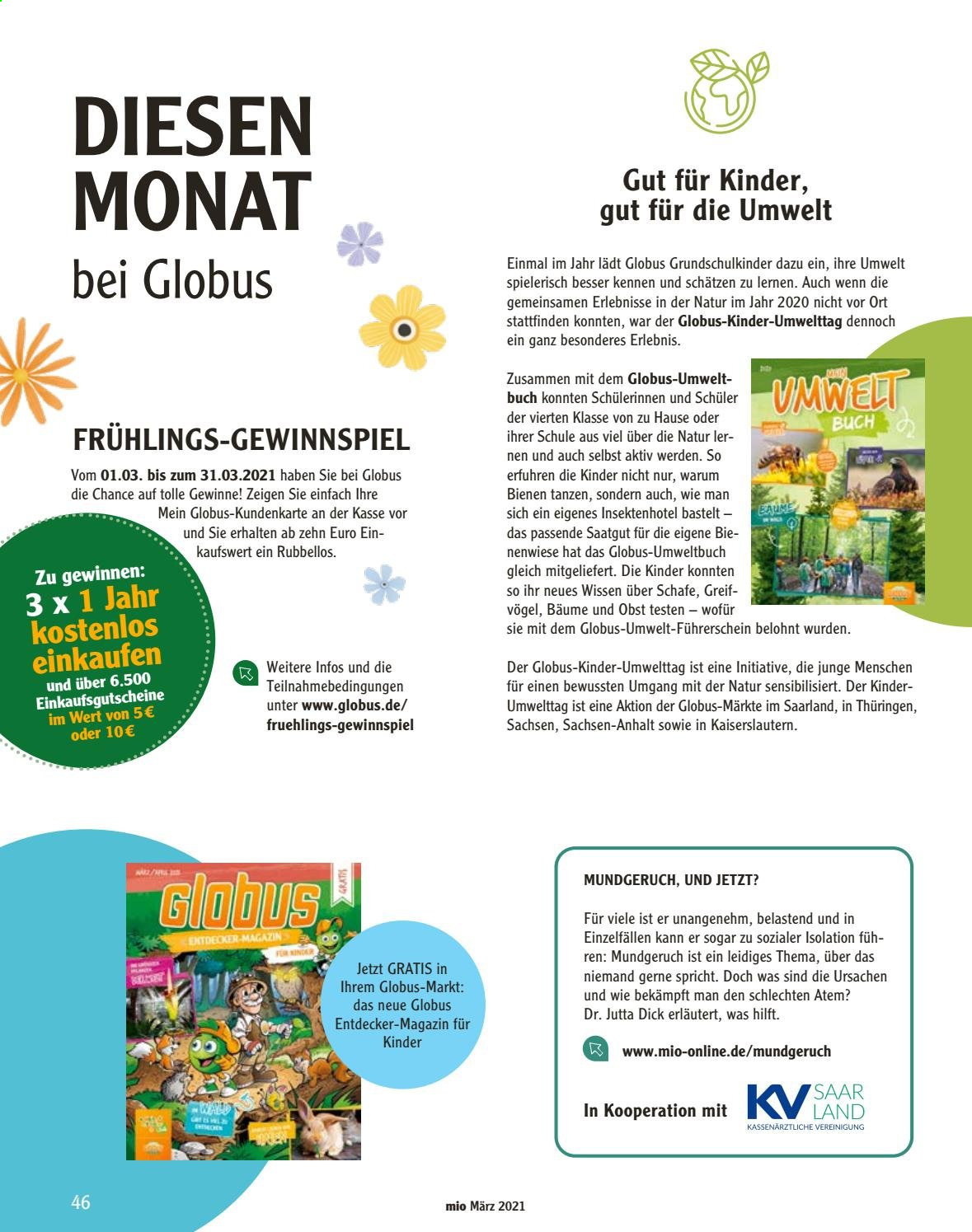 Globus Prospekte  - 1.03.2021 - 31.03.2021. Seite 46
