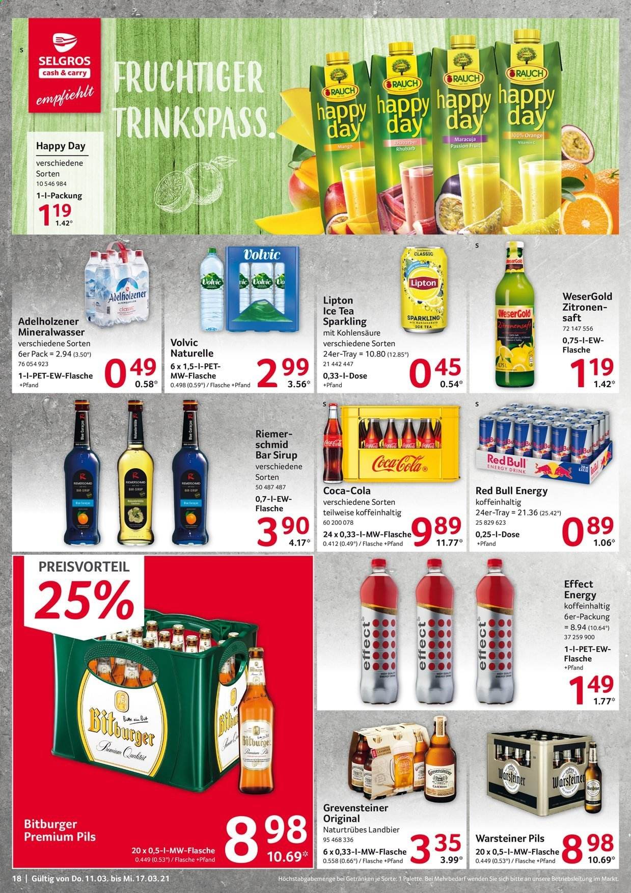 Selgros Prospekte  - 11.03.2021 - 17.03.2021. Seite 18