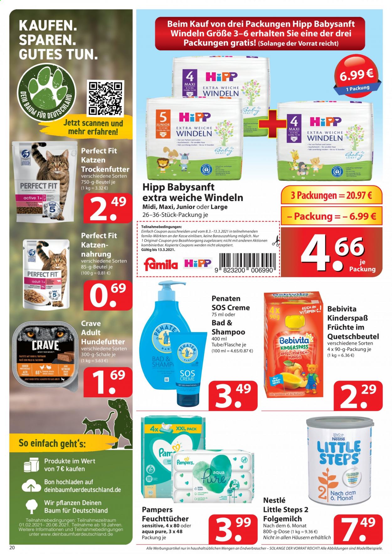 famila Prospekte  - 8.03.2021 - 13.03.2021. Seite 20