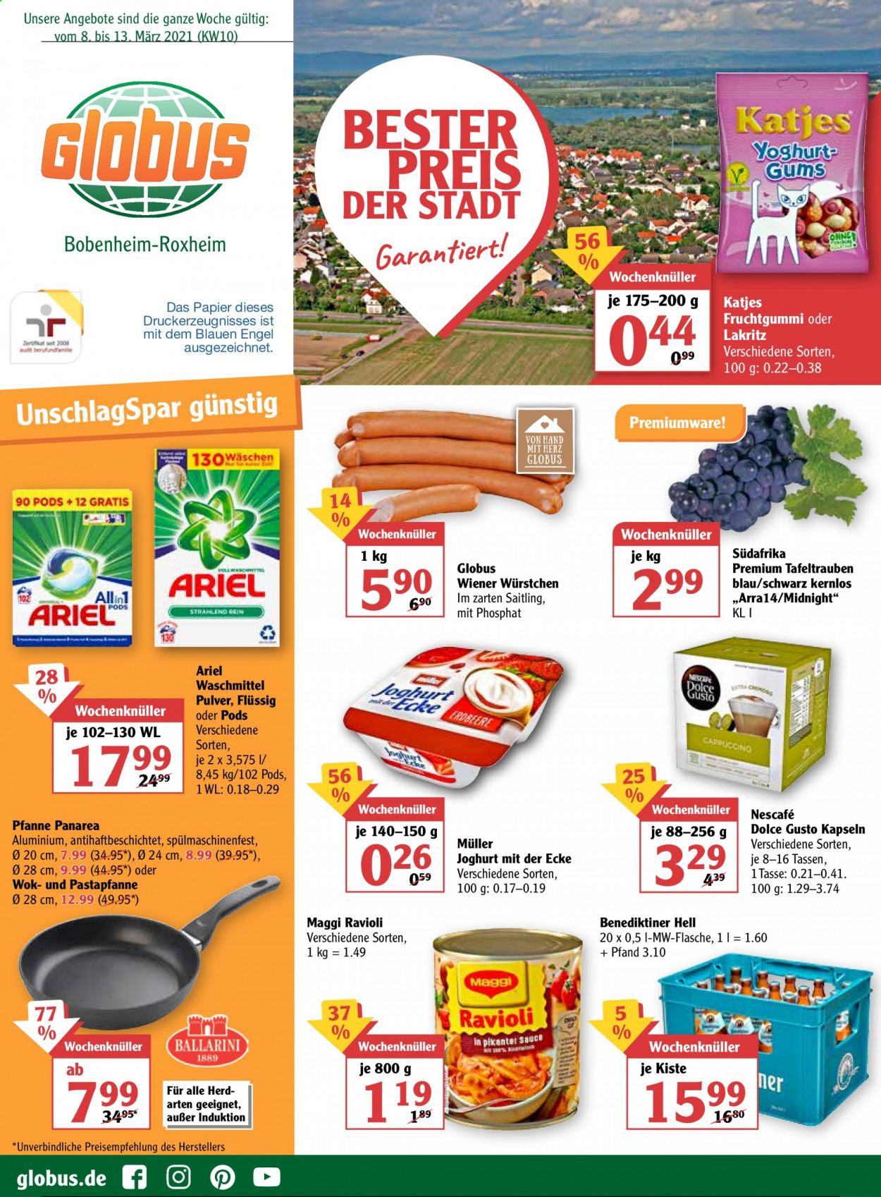 Globus Prospekte  - 8.03.2021 - 13.03.2021. Seite 1