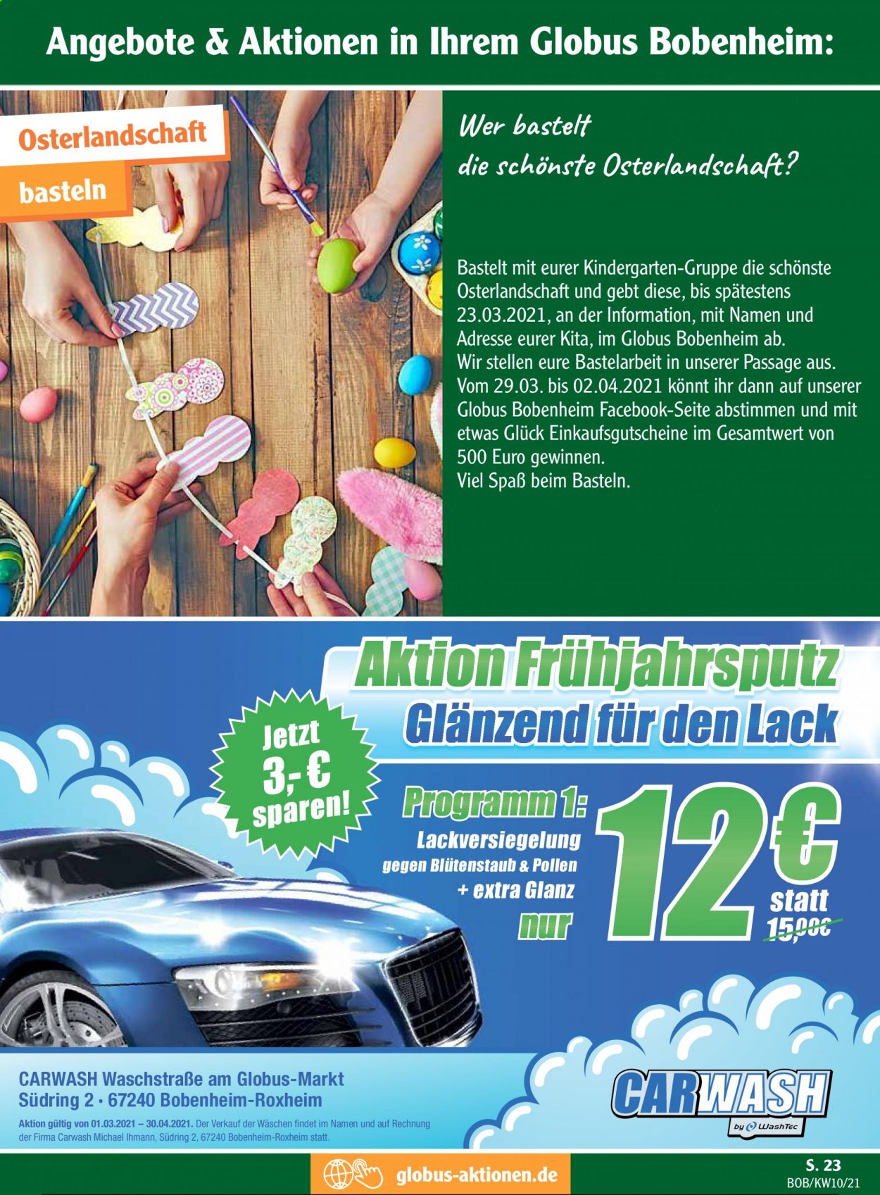 Globus Prospekte  - 8.03.2021 - 13.03.2021. Seite 23