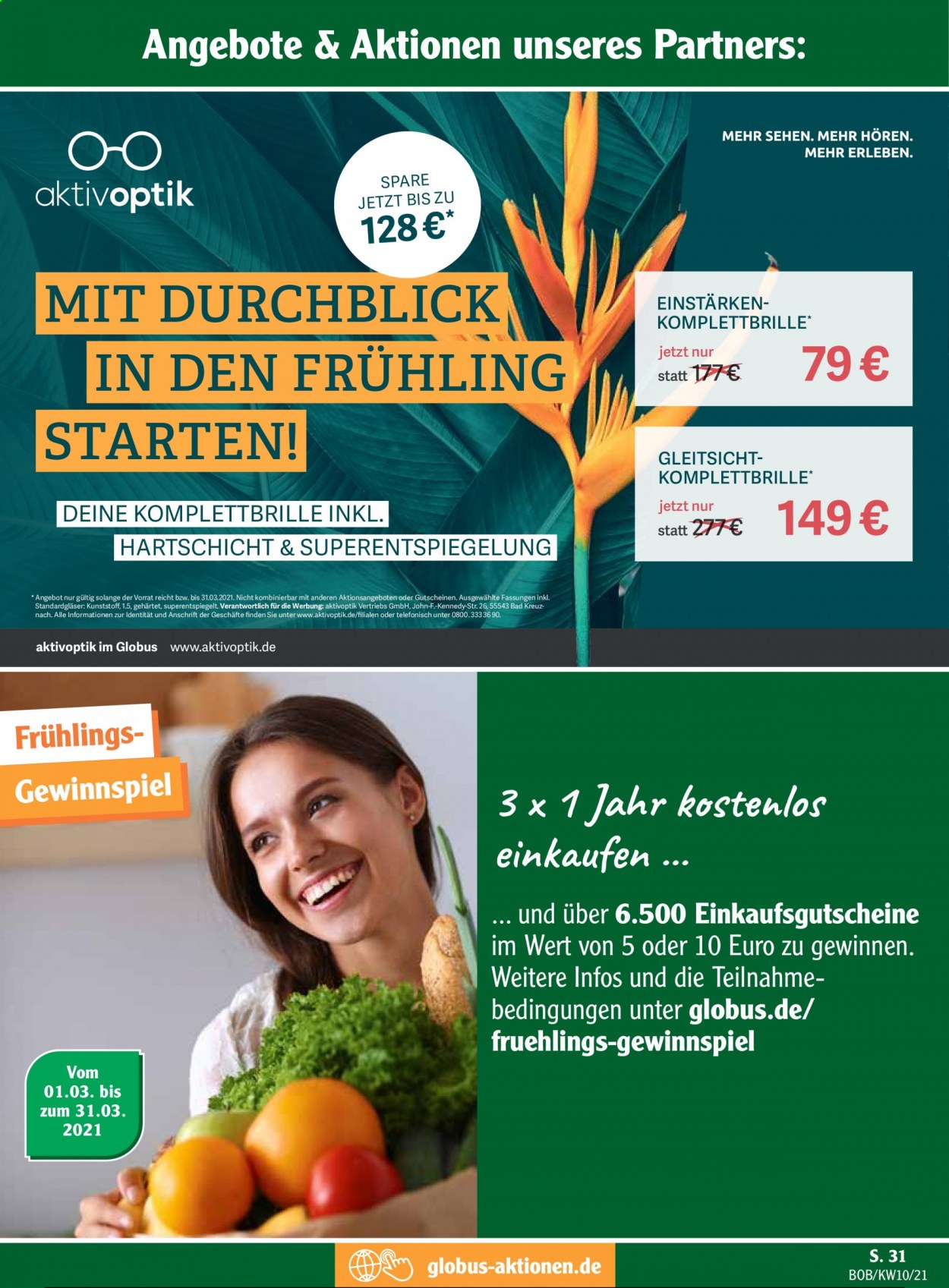 Globus Prospekte  - 8.03.2021 - 13.03.2021. Seite 31