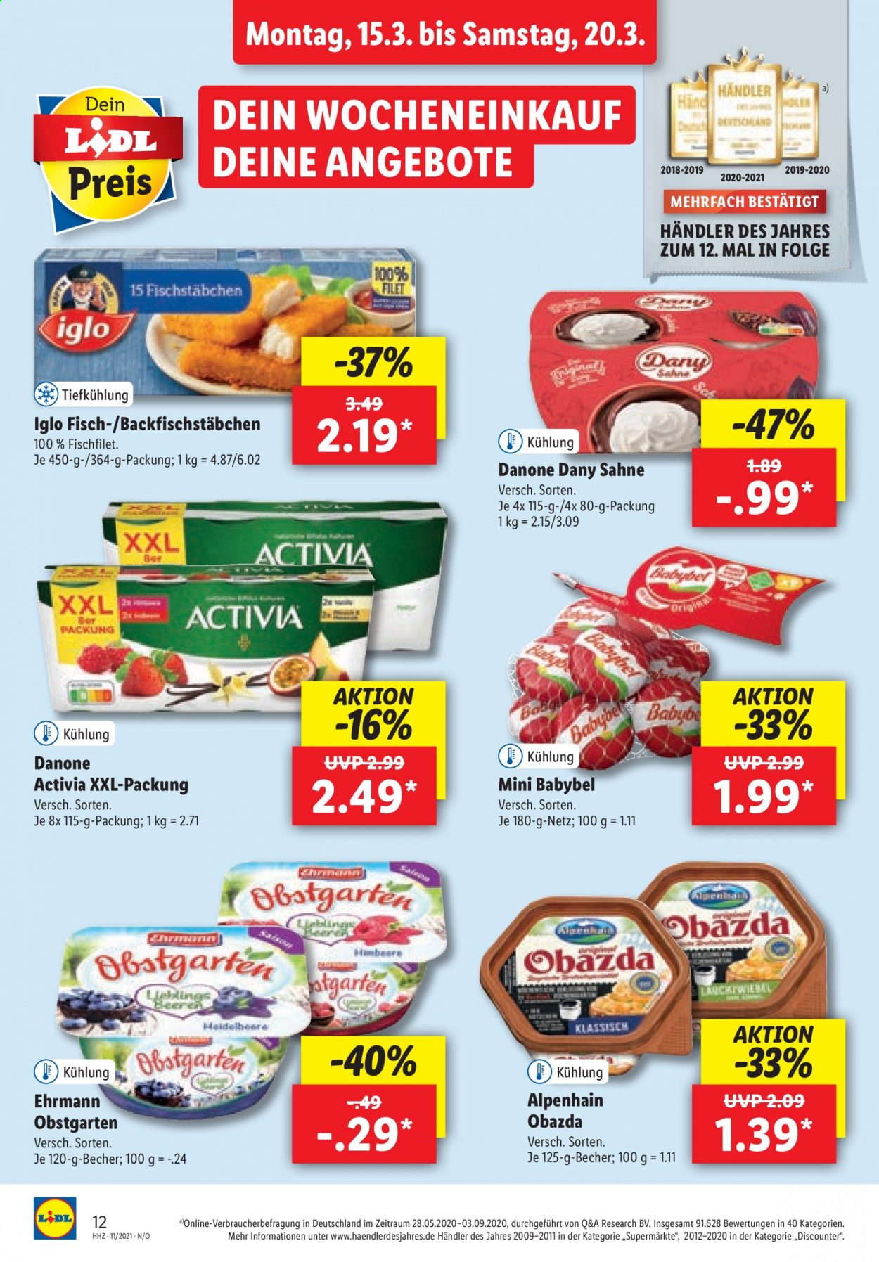 Lidl Prospekte  - 15.03.2021 - 20.03.2021. Seite 12