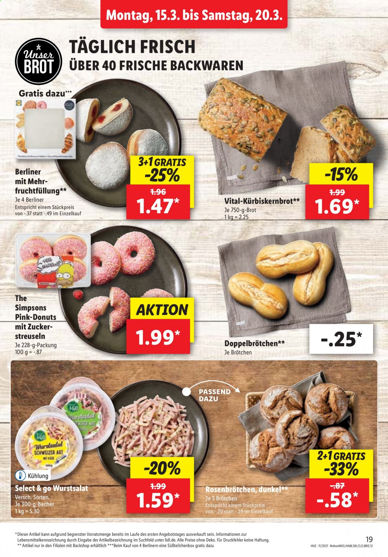 Lidl Prospekte  - 15.03.2021 - 20.03.2021. Seite 19