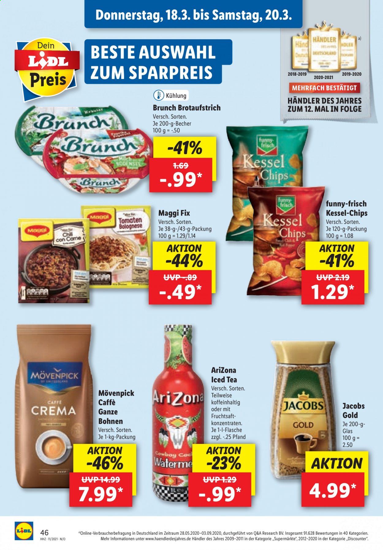 Lidl Prospekte  - 15.03.2021 - 20.03.2021. Seite 46