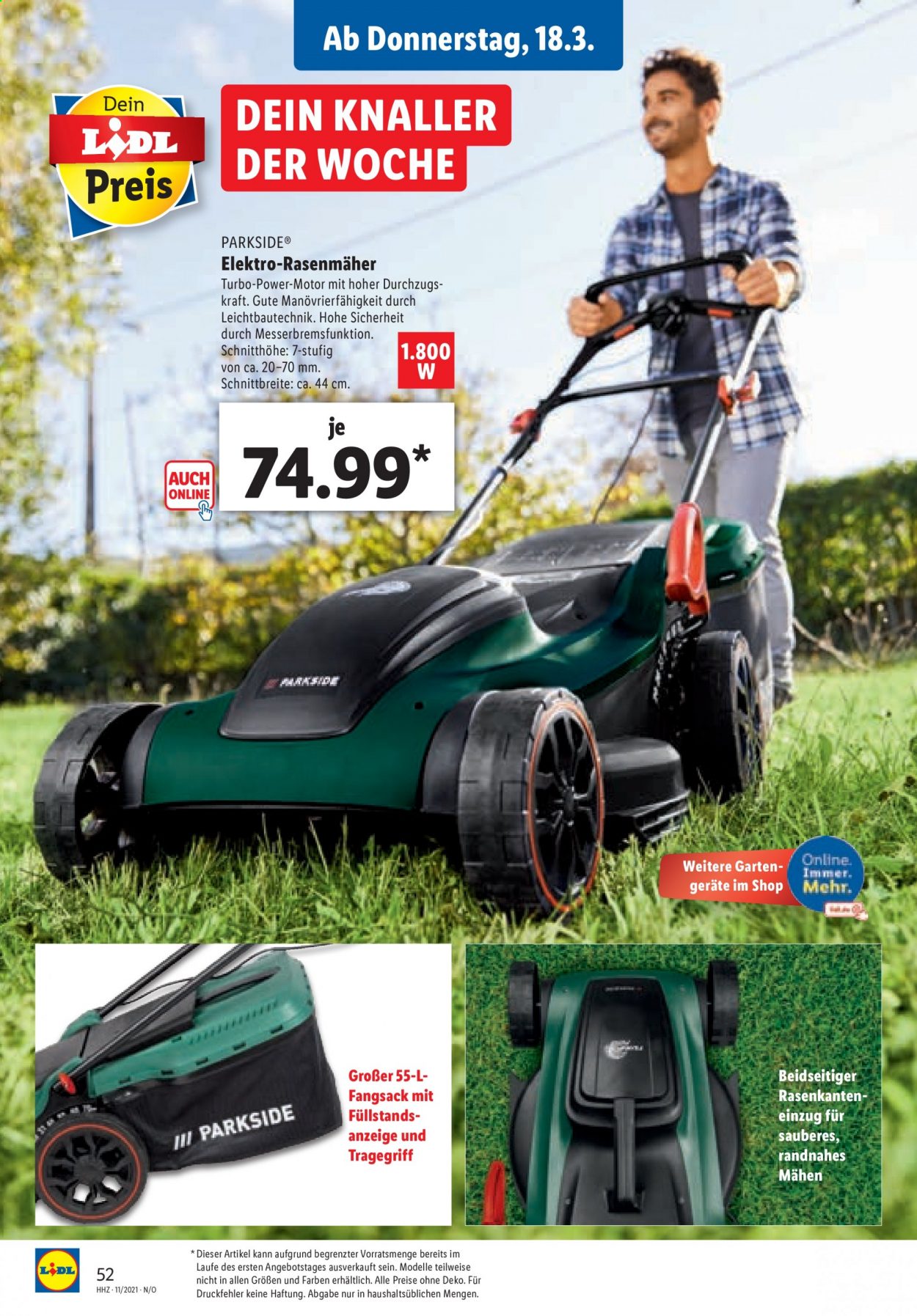 Lidl Prospekte  - 15.03.2021 - 20.03.2021. Seite 52