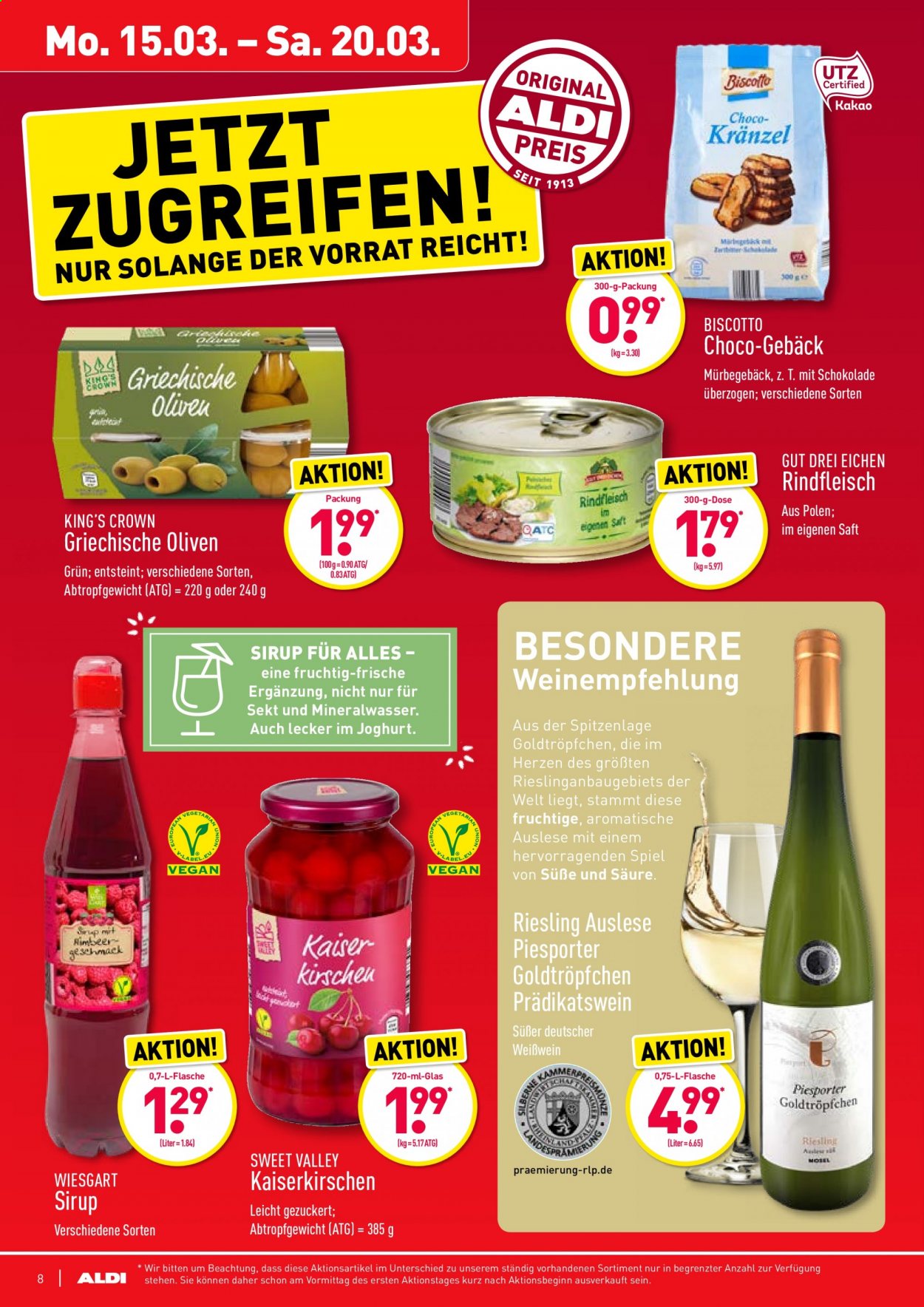 ALDI Nord Prospekte  - 15.03.2021 - 20.03.2021. Seite 8