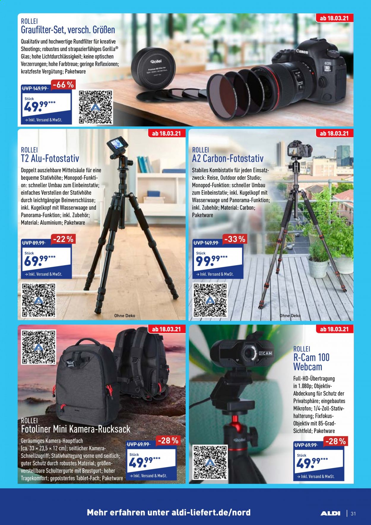 ALDI Nord Prospekte  - 15.03.2021 - 20.03.2021. Seite 31