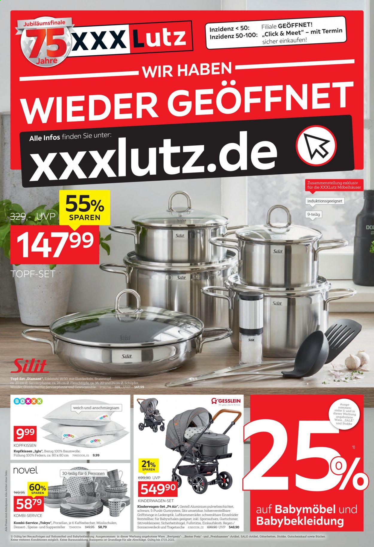 XXXLutz Prospekte  - 6.03.2021 - 21.03.2021. Seite 1