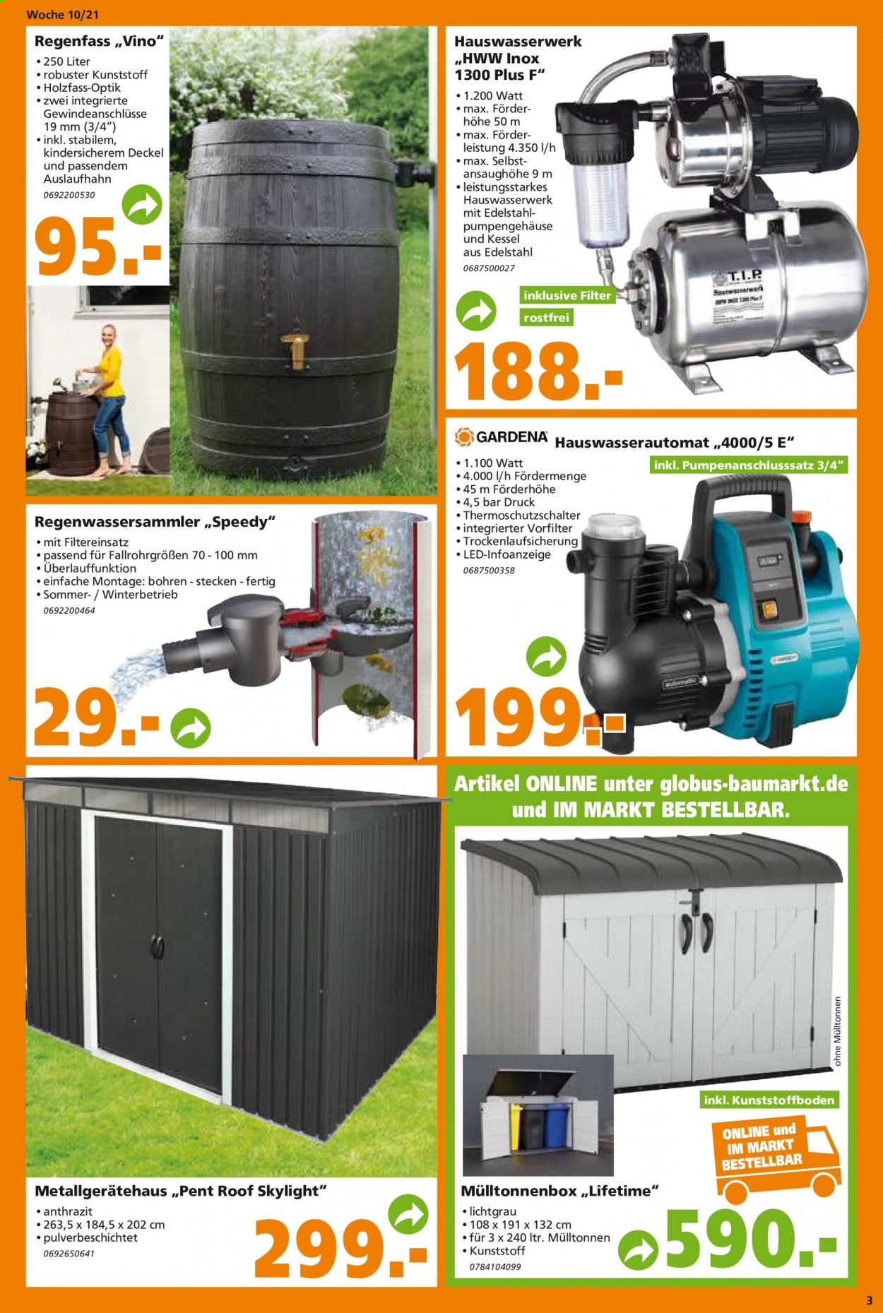 Globus Baumarkt Prospekte  - 8.03.2021 - 13.03.2021. Seite 3