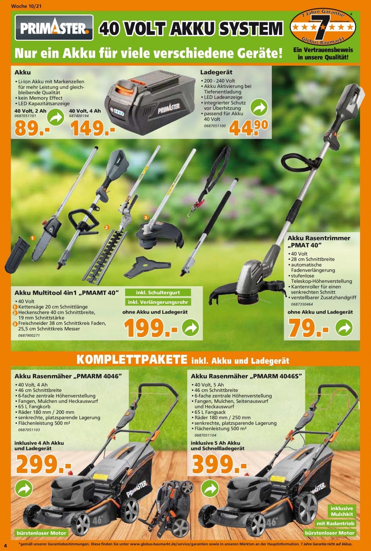 Globus Baumarkt Prospekte  - 8.03.2021 - 13.03.2021. Seite 4