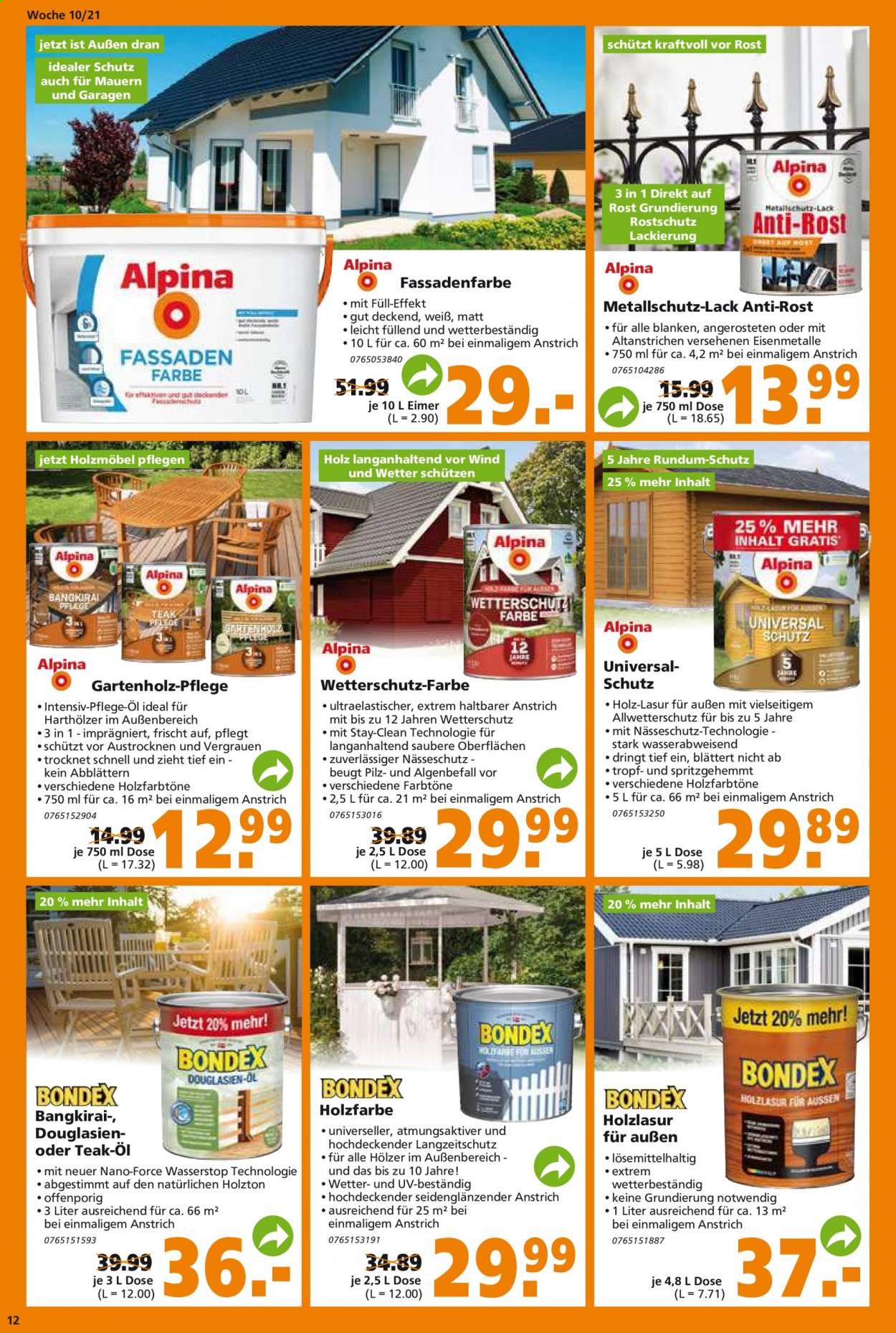 Globus Baumarkt Prospekte  - 8.03.2021 - 13.03.2021. Seite 12