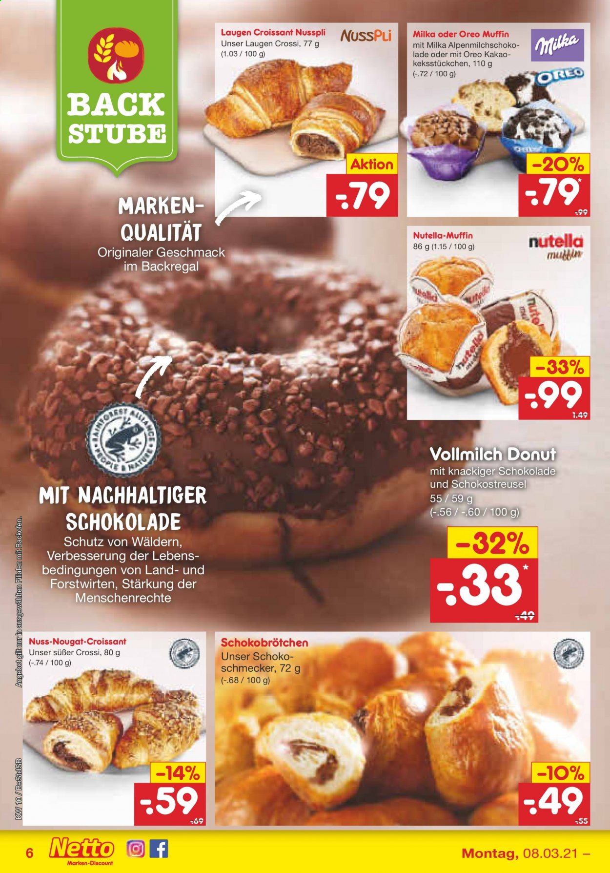 Netto Marken-Discount Prospekte  - 8.03.2021 - 13.03.2021. Seite 8