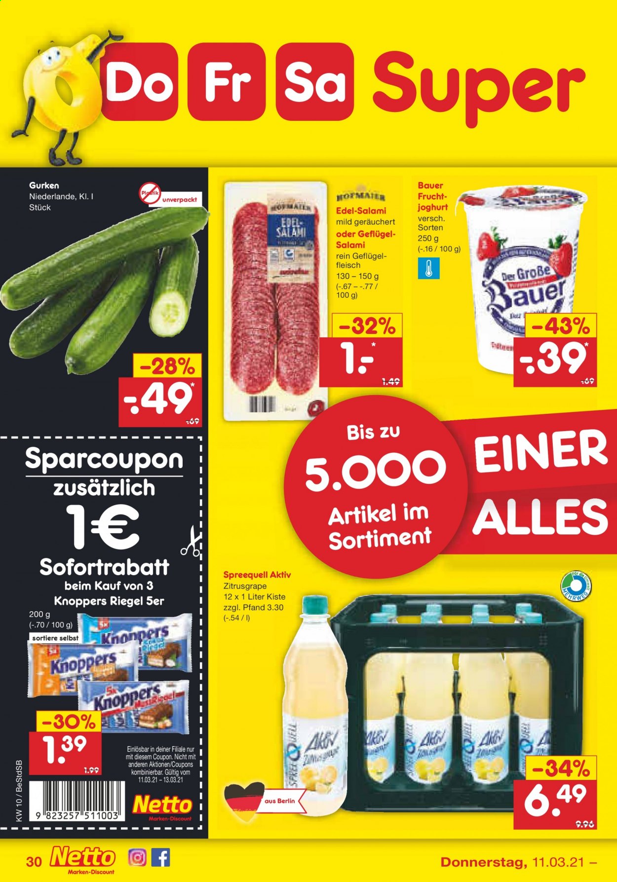 Netto Marken-Discount Prospekte  - 8.03.2021 - 13.03.2021. Seite 32