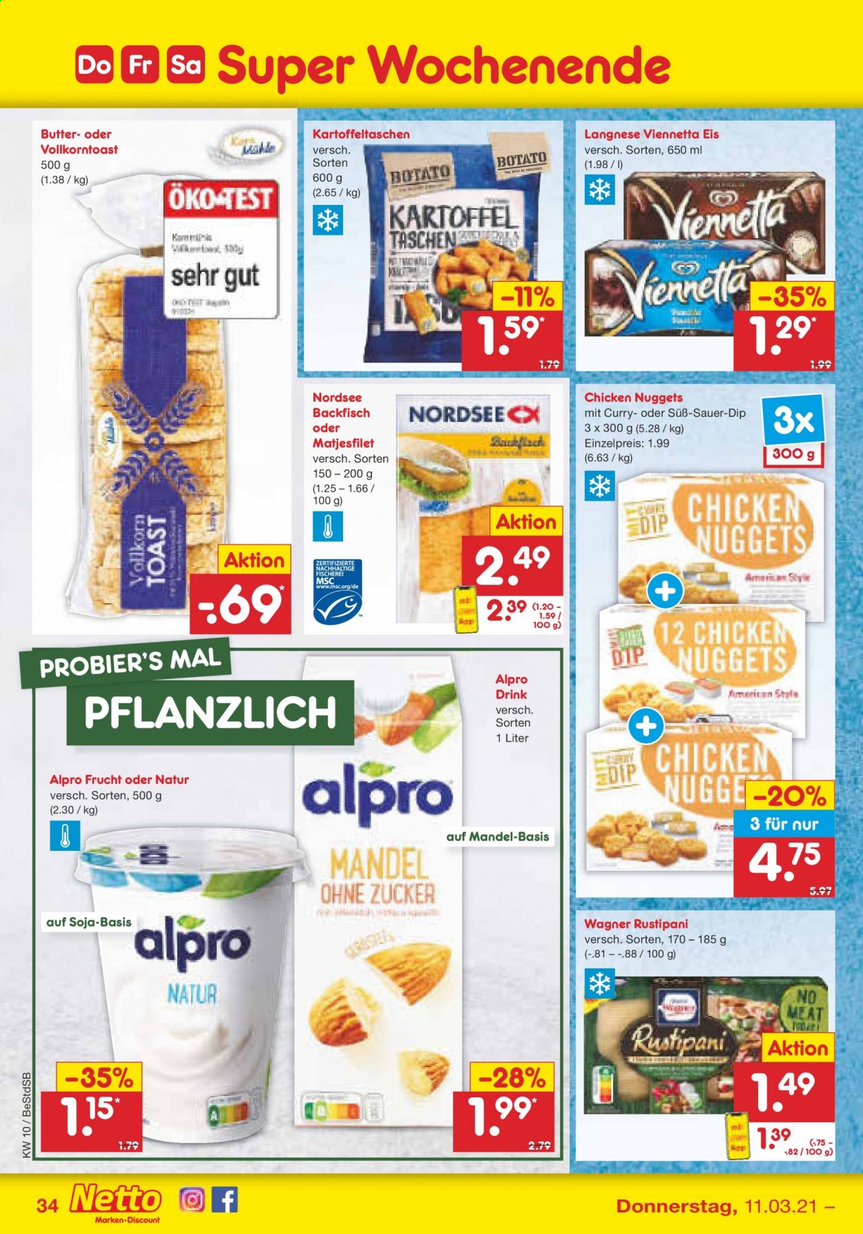 Netto Marken-Discount Prospekte  - 8.03.2021 - 13.03.2021. Seite 36