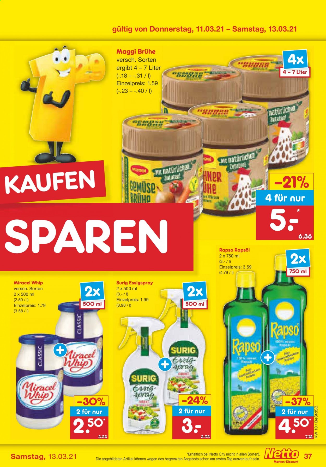 Netto Marken-Discount Prospekte  - 8.03.2021 - 13.03.2021. Seite 39