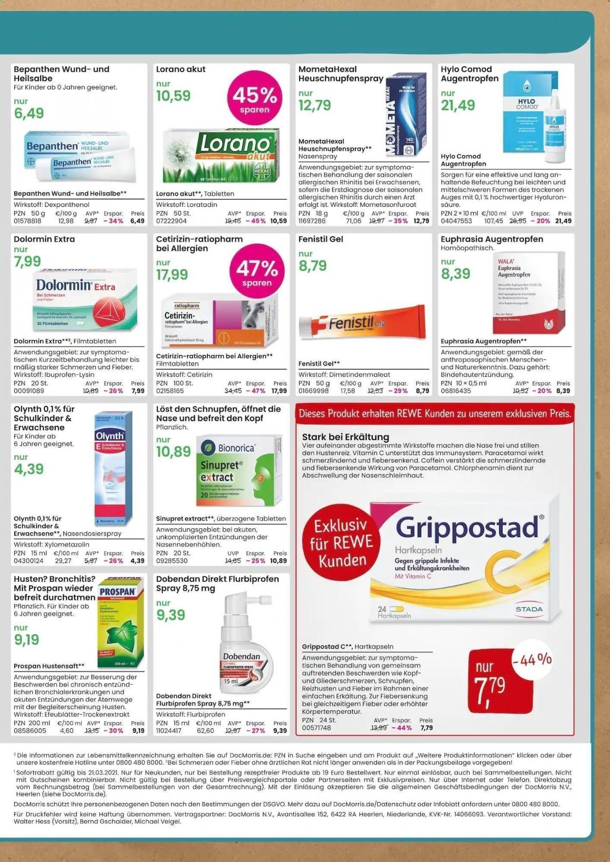 REWE Prospekte  - 8.03.2021 - 13.03.2021. Seite 24