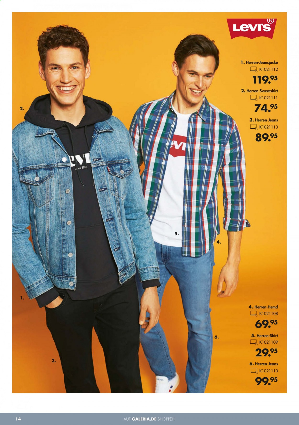 GALERIA Karstadt Kaufhof Prospekte  - 10.03.2021 - 16.03.2021. Seite 14