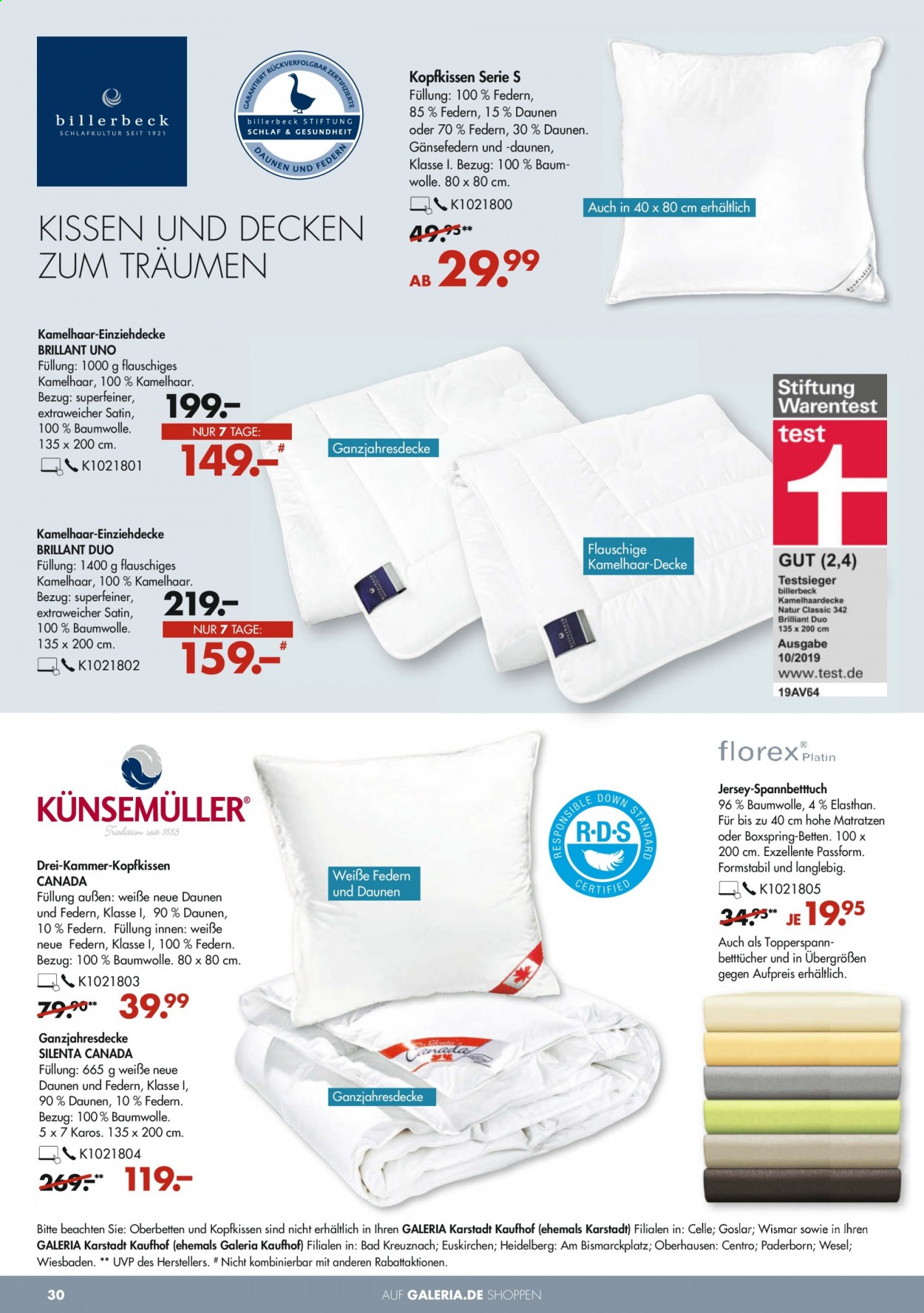 GALERIA Karstadt Kaufhof Prospekte  - 10.03.2021 - 16.03.2021. Seite 30