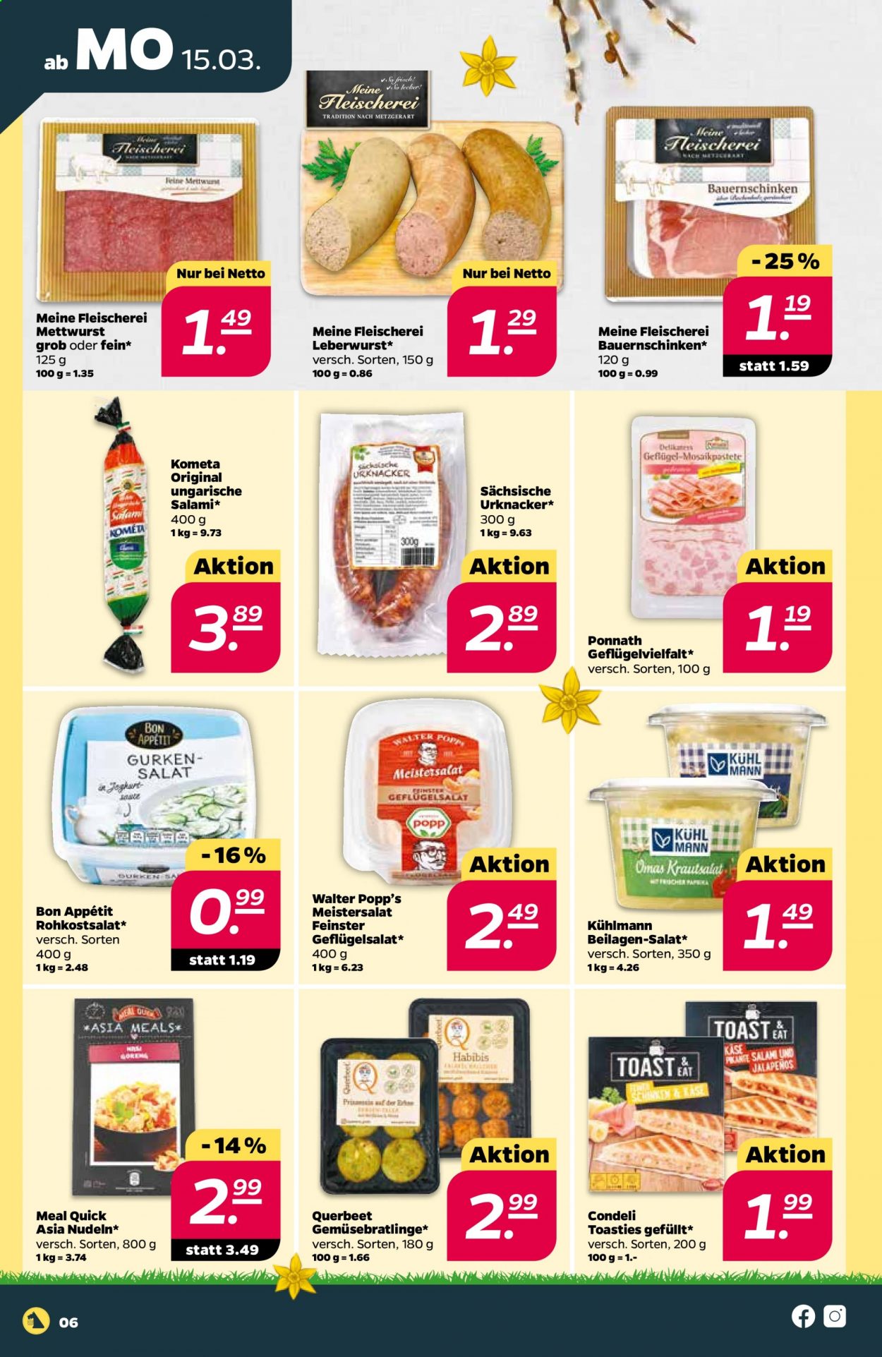 Netto Prospekte  - 15.03.2021 - 20.03.2021. Seite 6